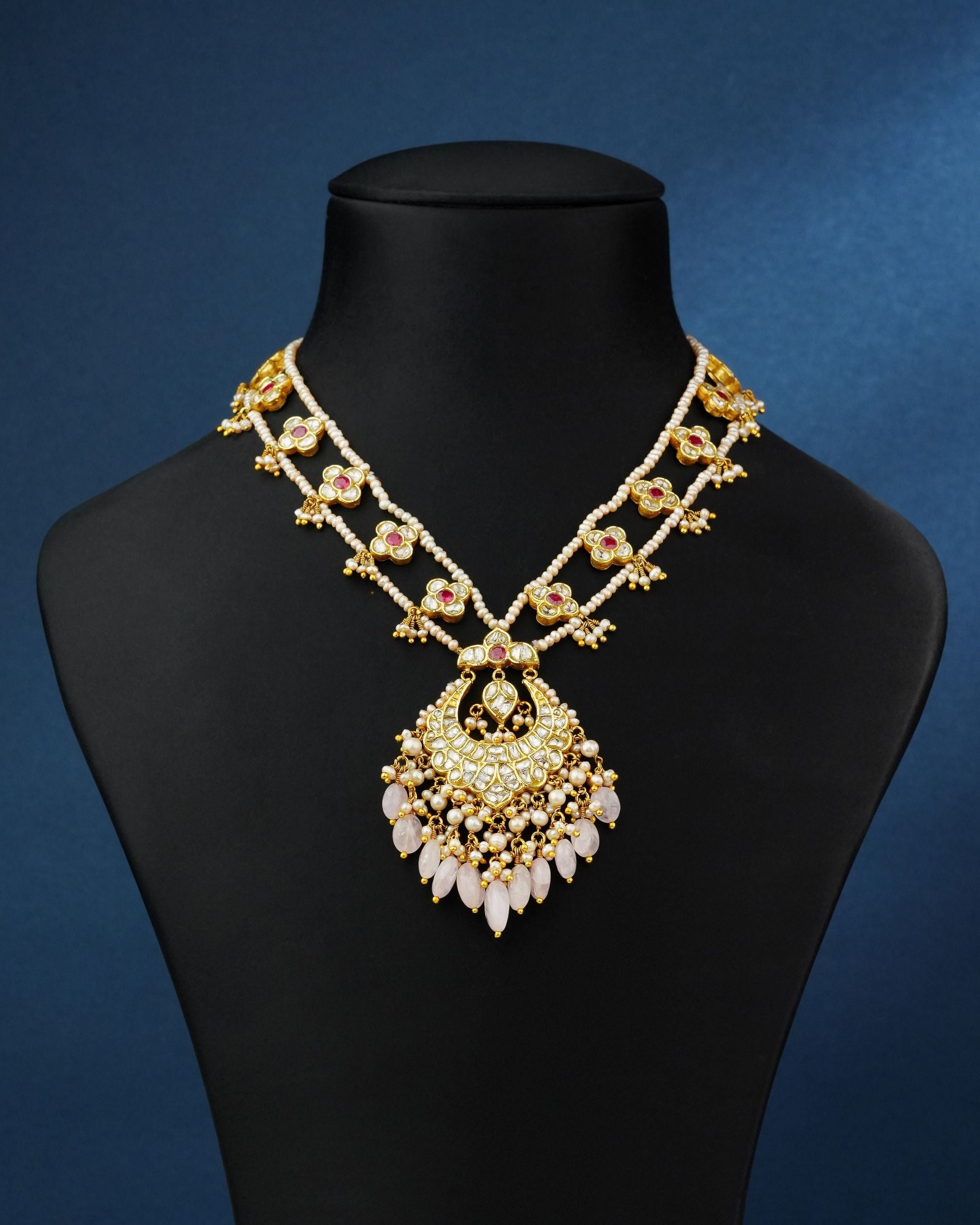 Kanchan Polki Long Necklace