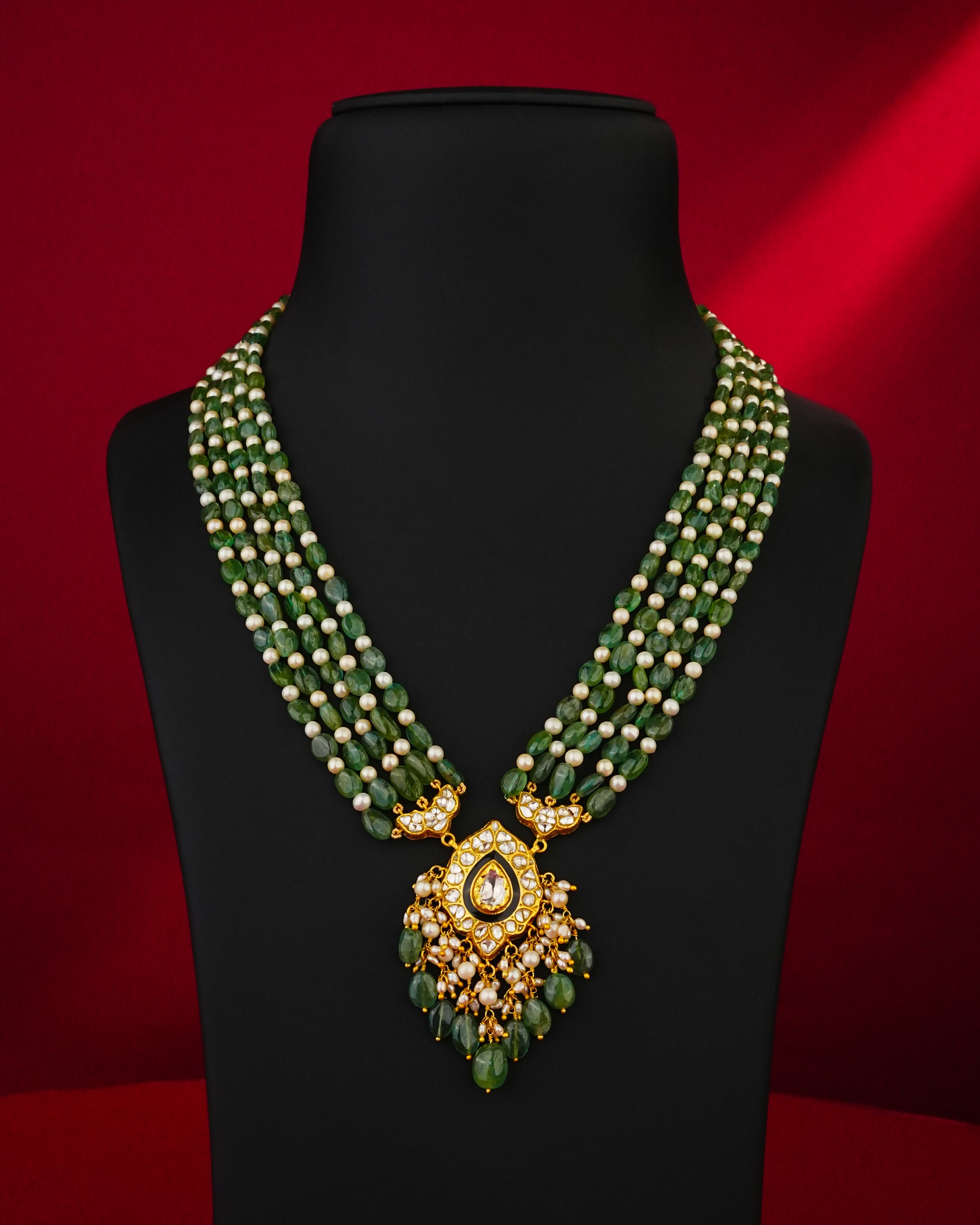 Hina Polki Bead Pendant