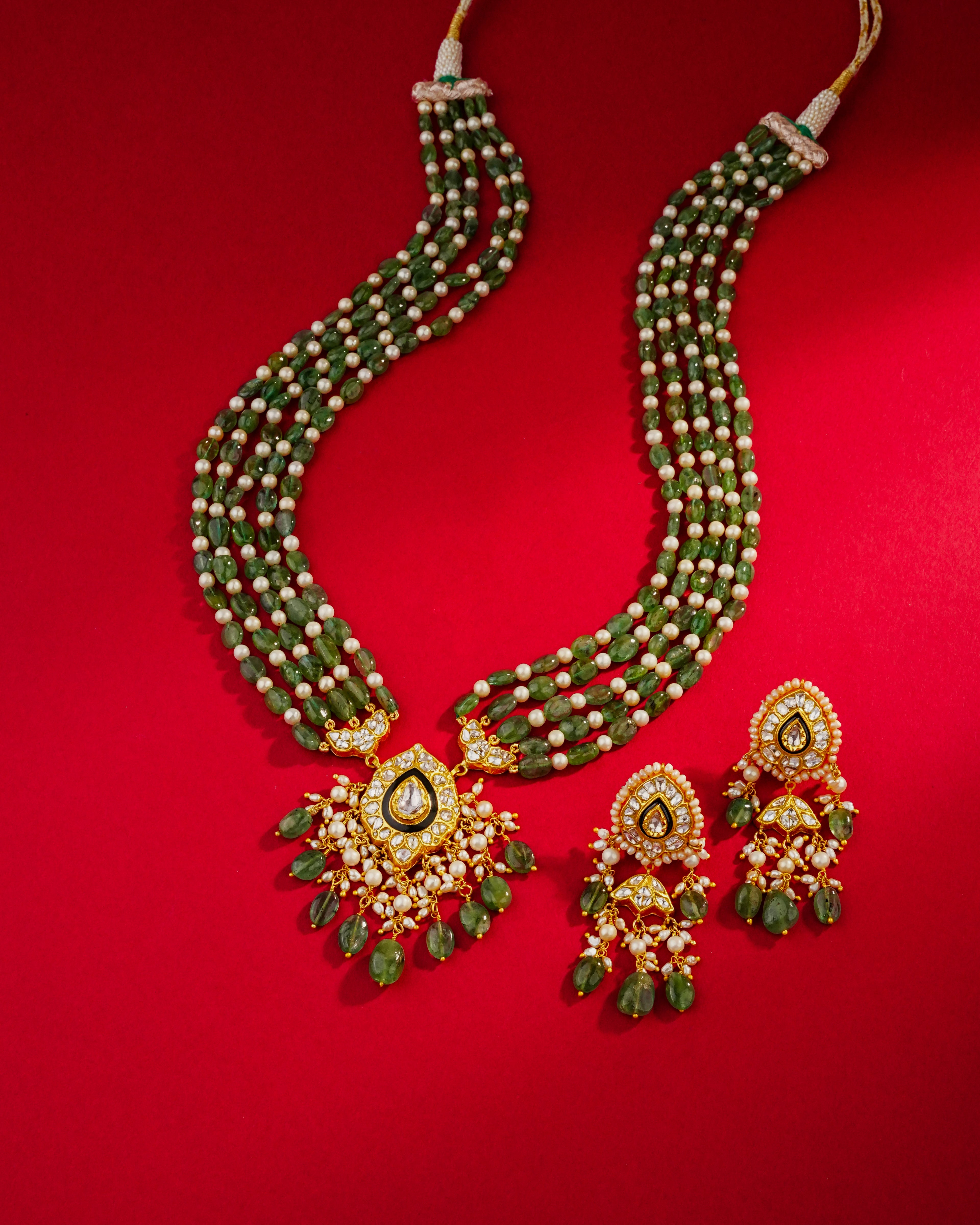 Hina Polki Bead Pendant