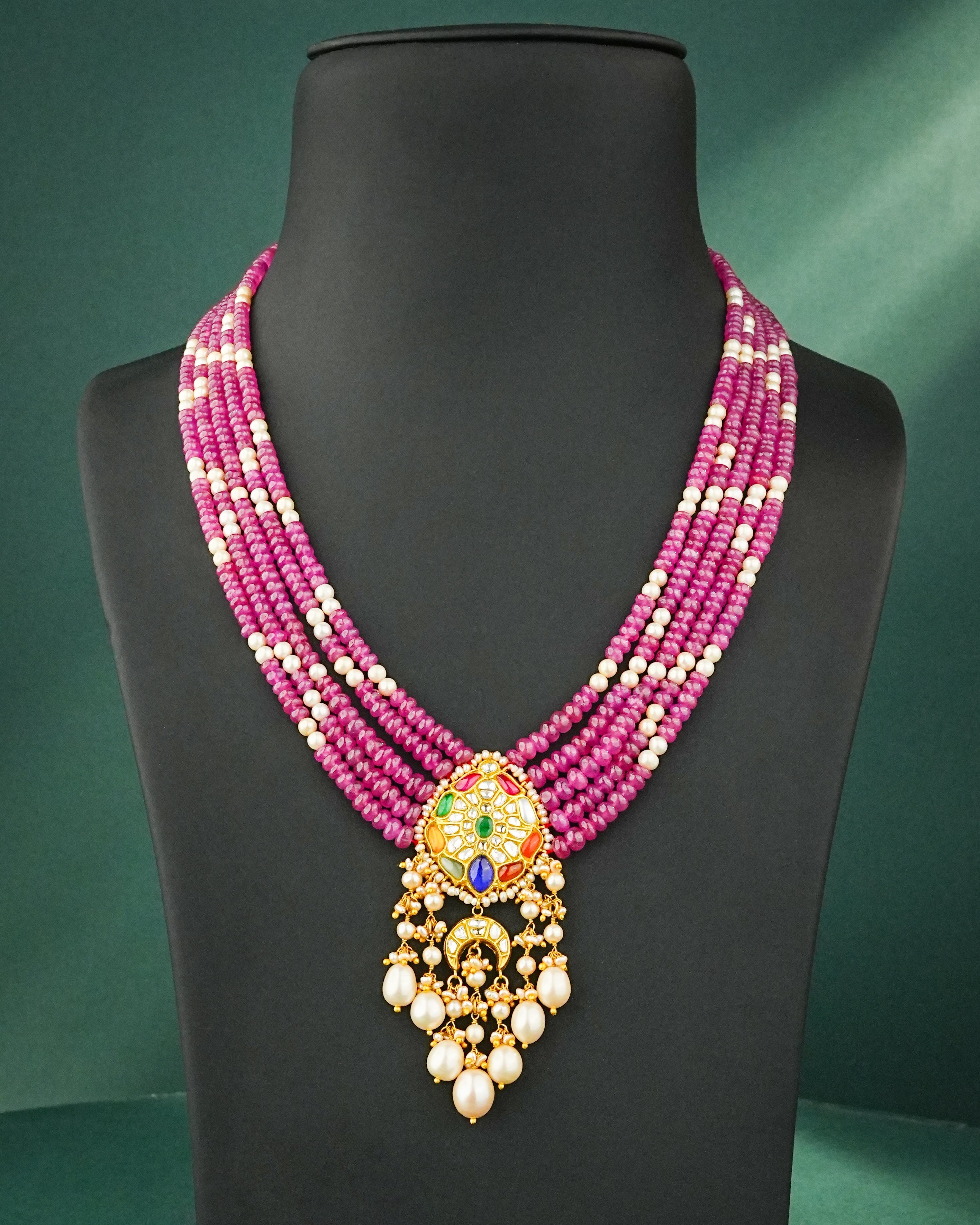 Raksha Polki Bead Pendant