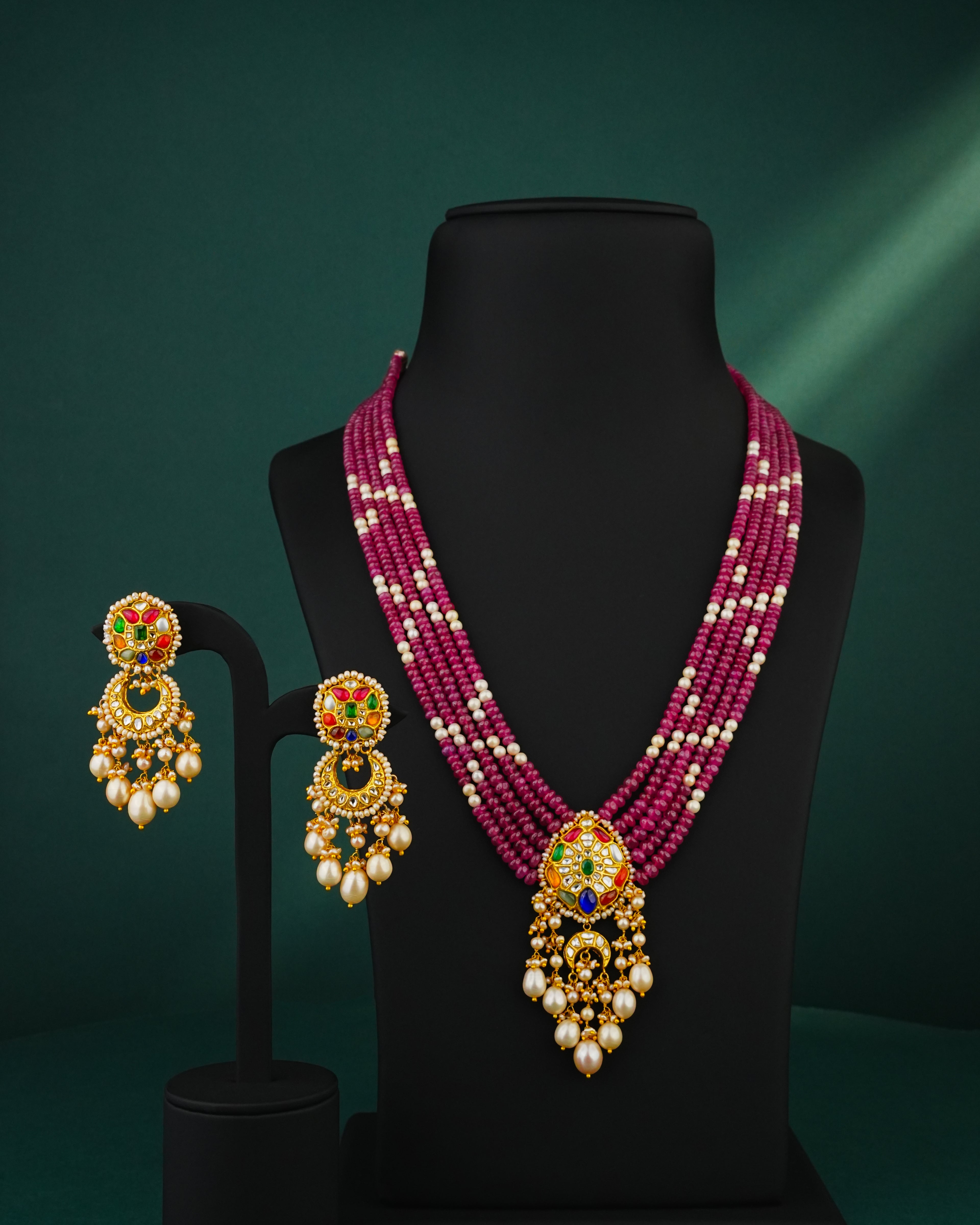 Raksha Polki Bead Pendant