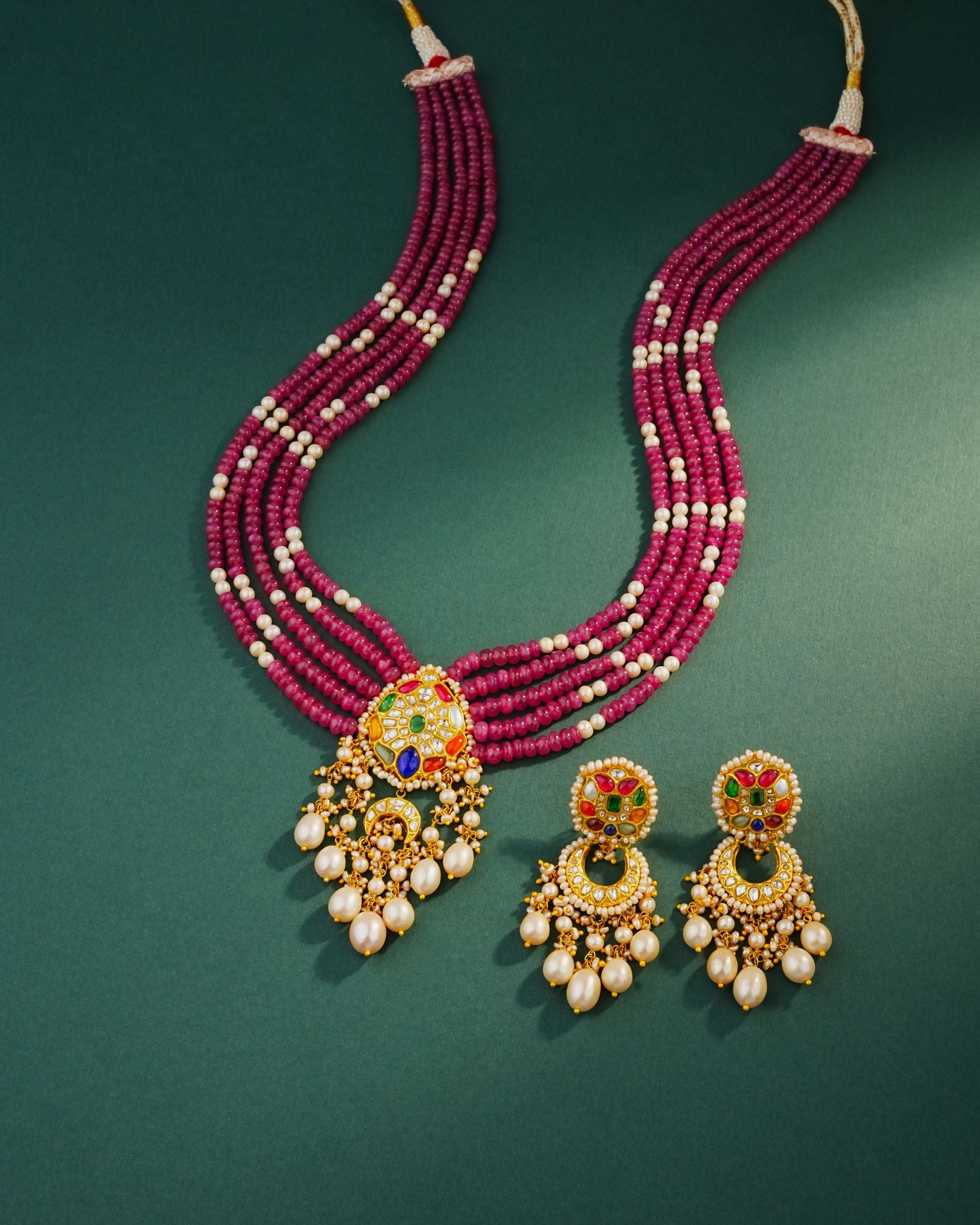 Raksha Polki Bead Pendant