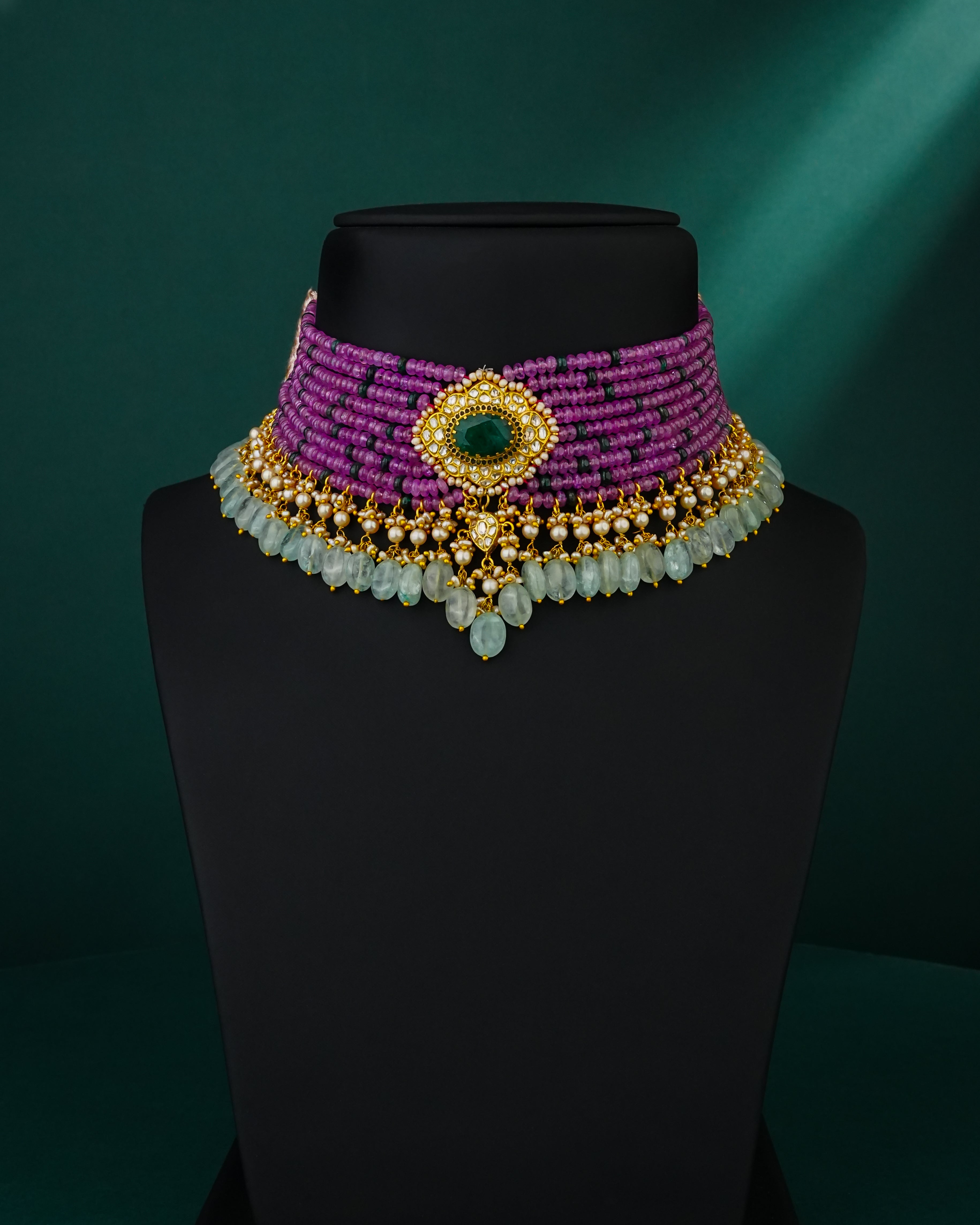 Roohi Polki Bead Choker