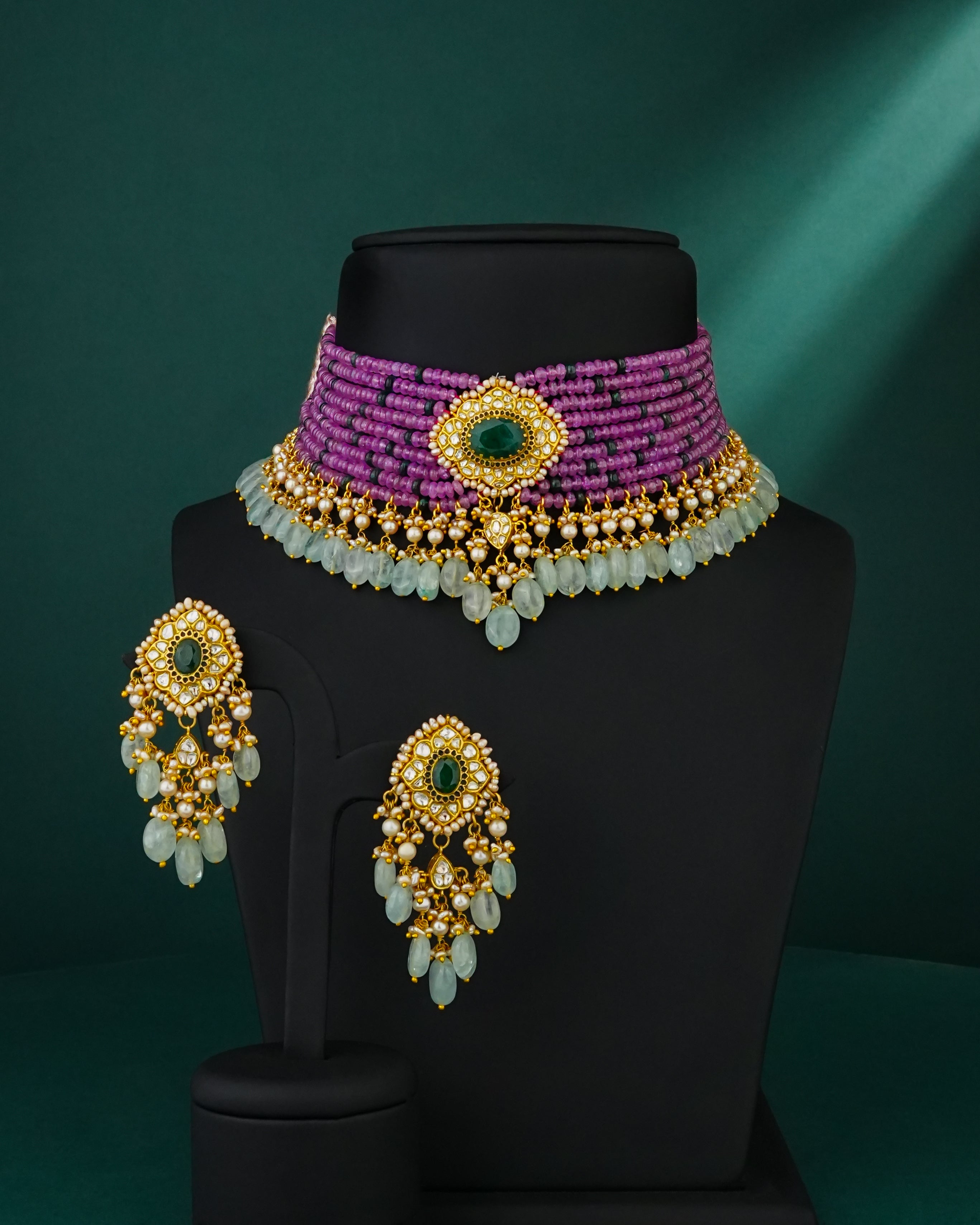 Roohi Polki Bead Choker