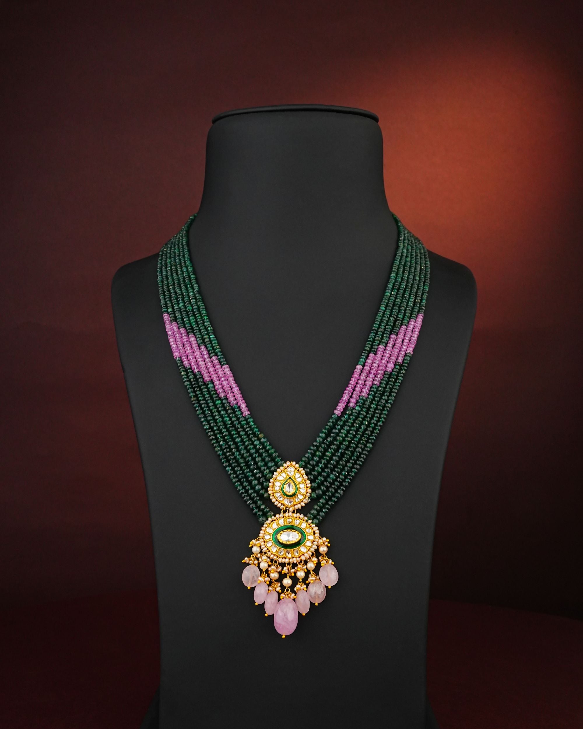 Meera Polki Bead Pendant