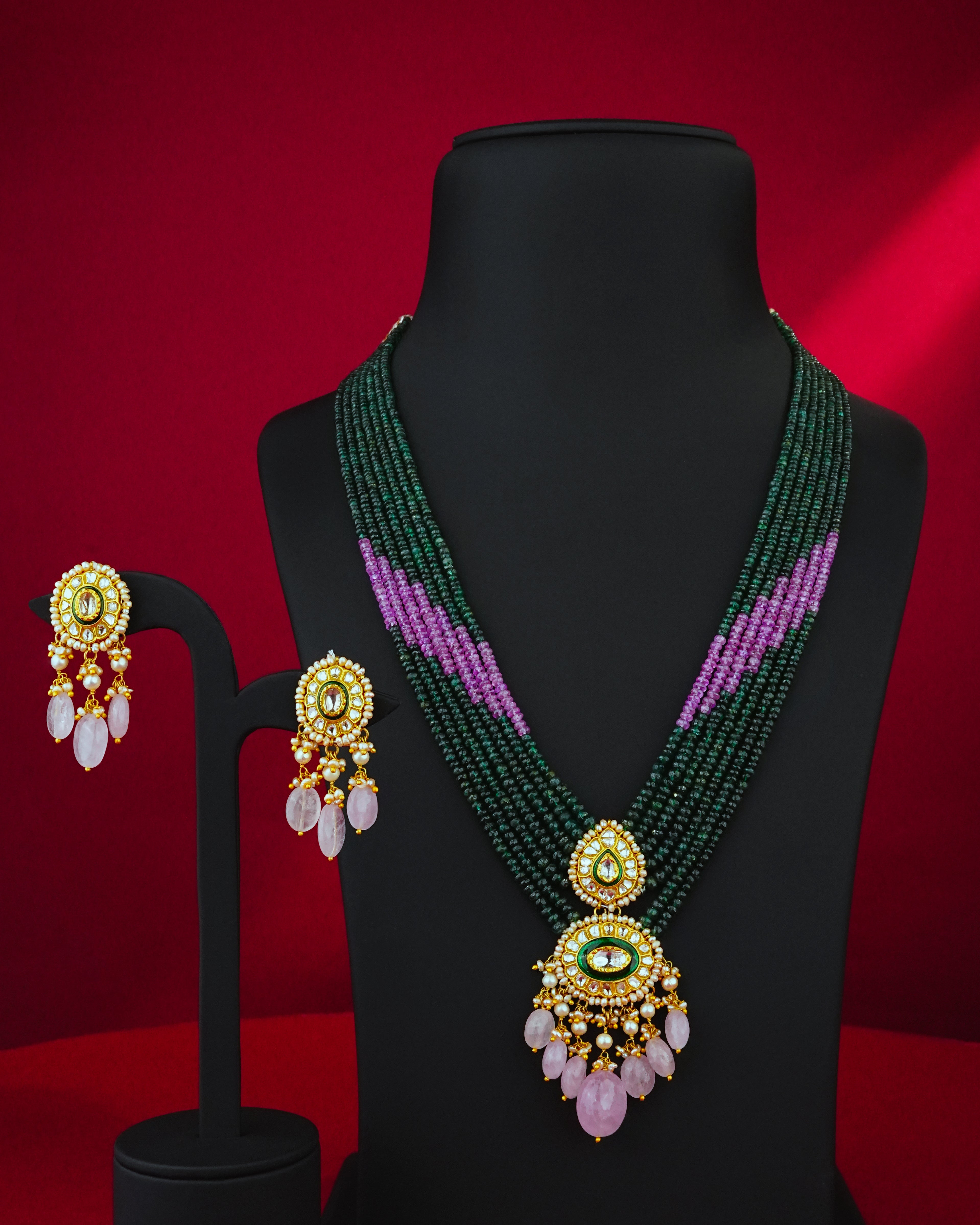 Meera Polki Bead Pendant