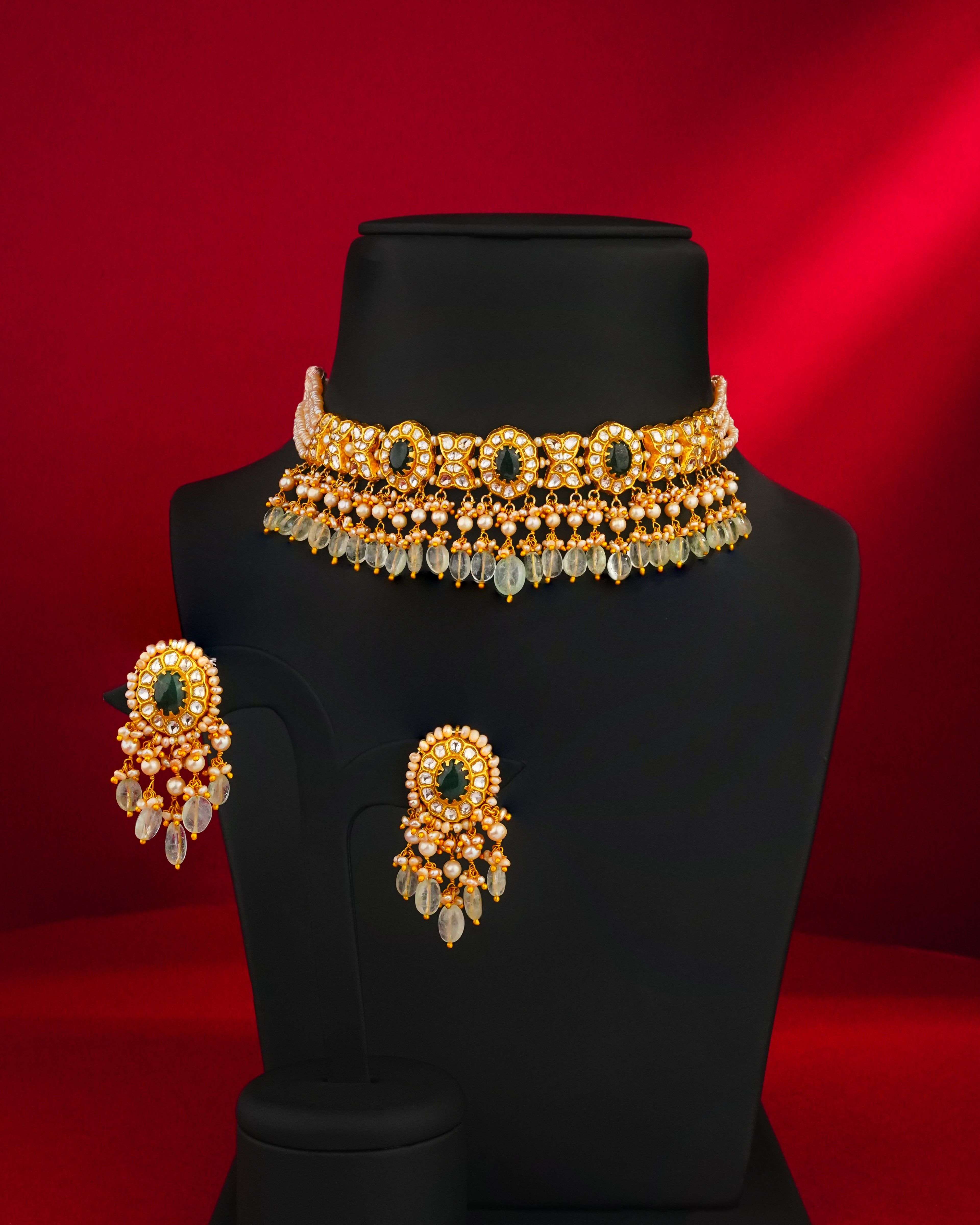 Jheel Polki Choker