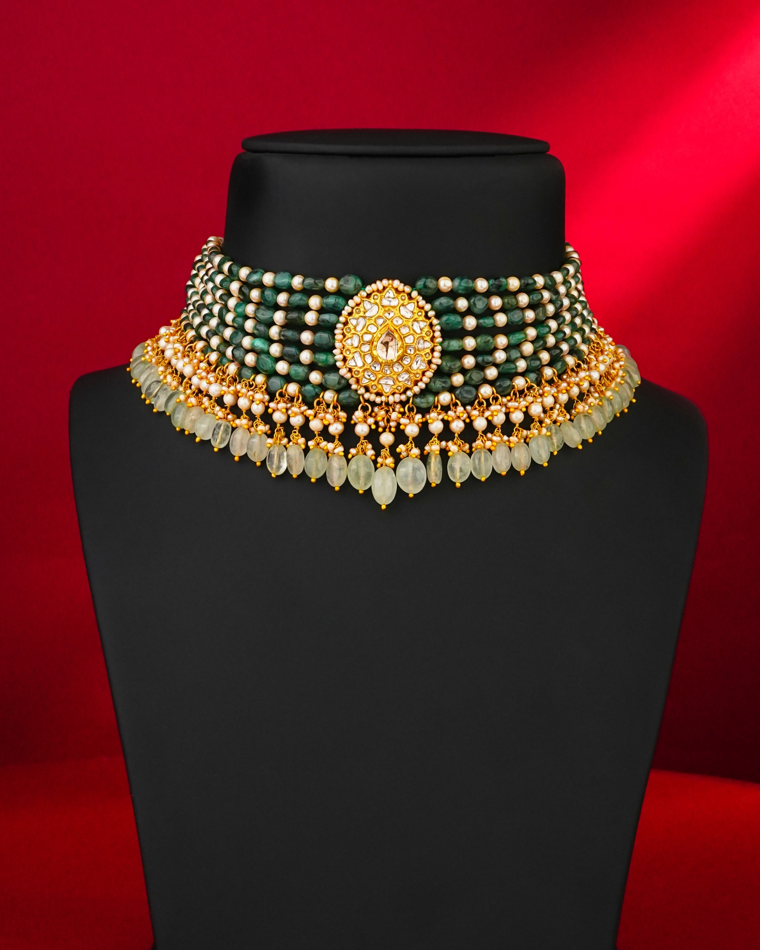 Neha Polki Bead Choker