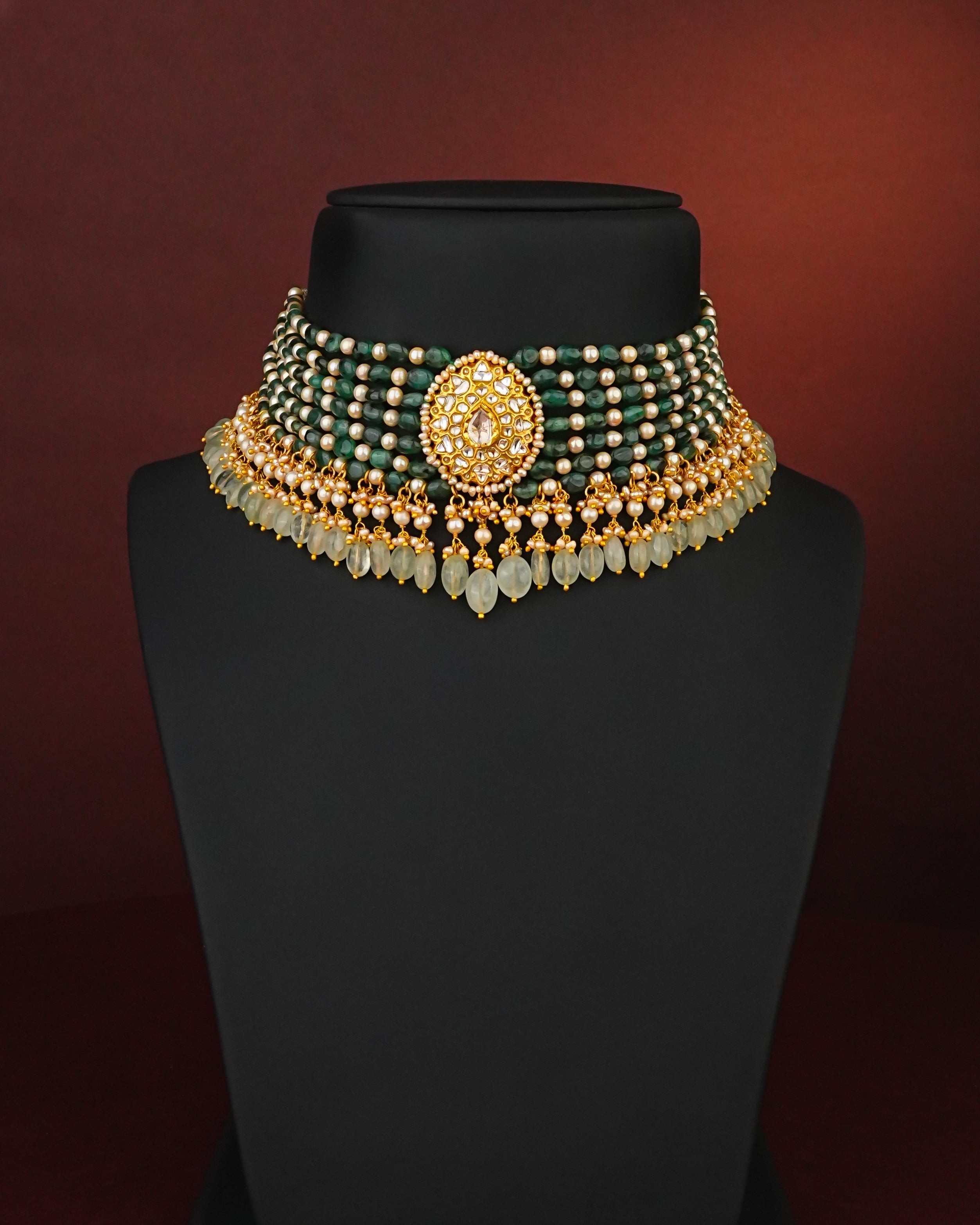 Neha Polki Bead Choker