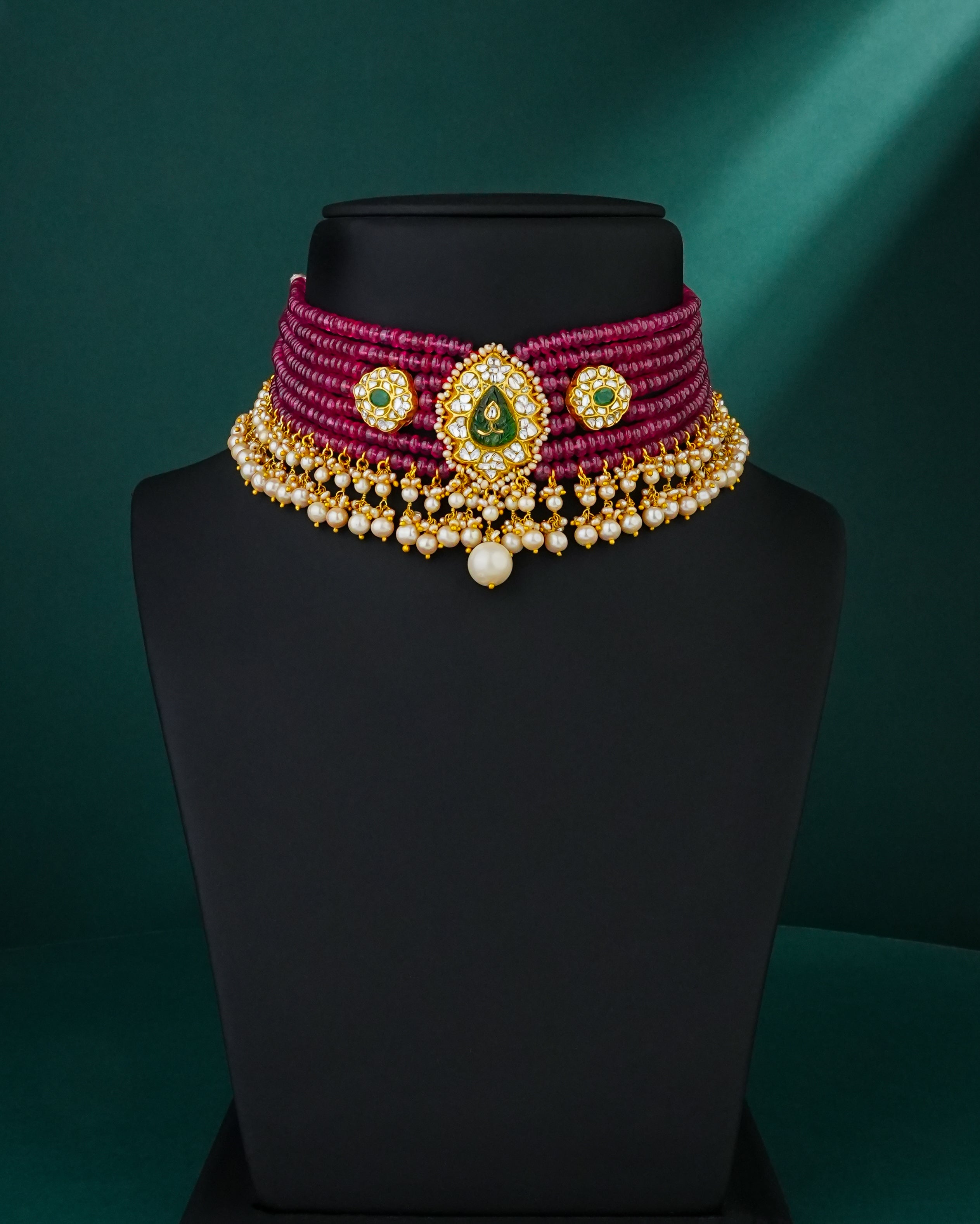 Vaani Polki Bead Choker