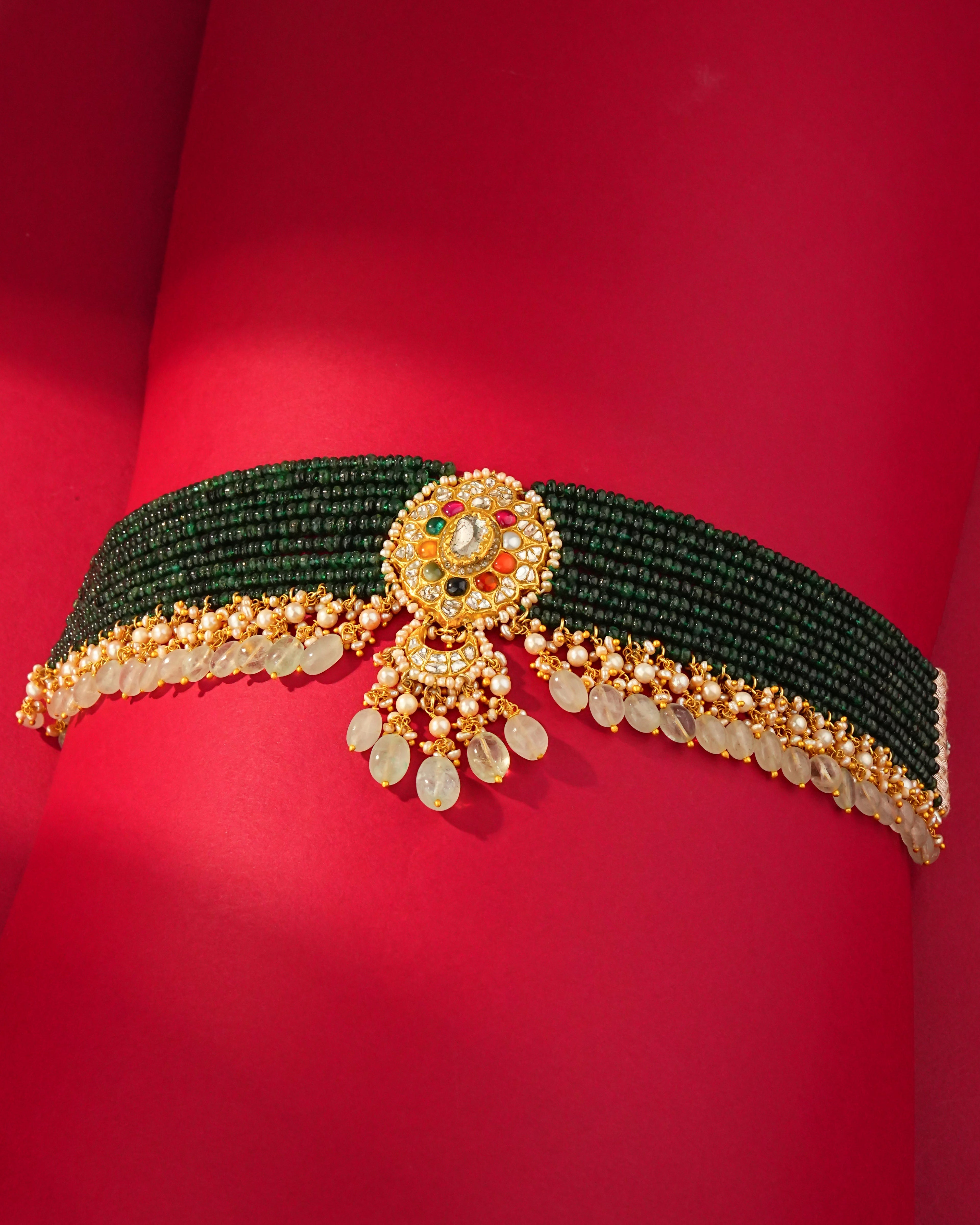 Yashvi Polki Bead Choker
