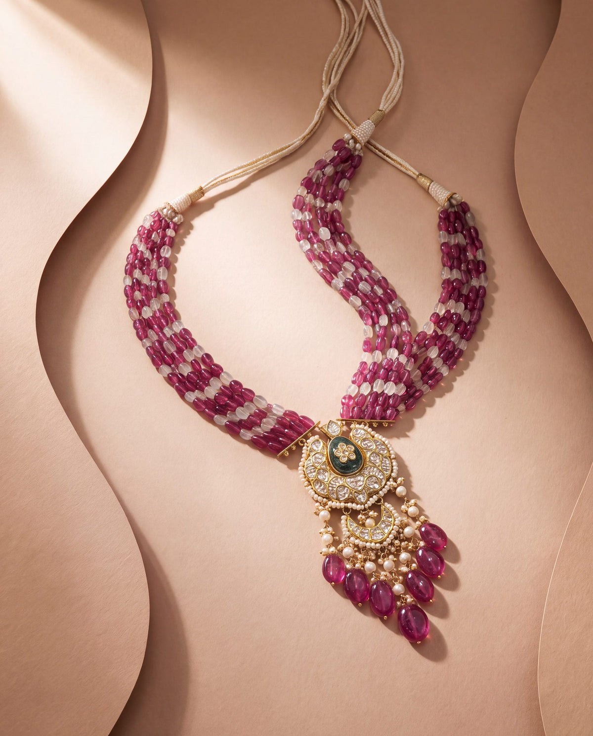 Yashika Polki Bead Pendant