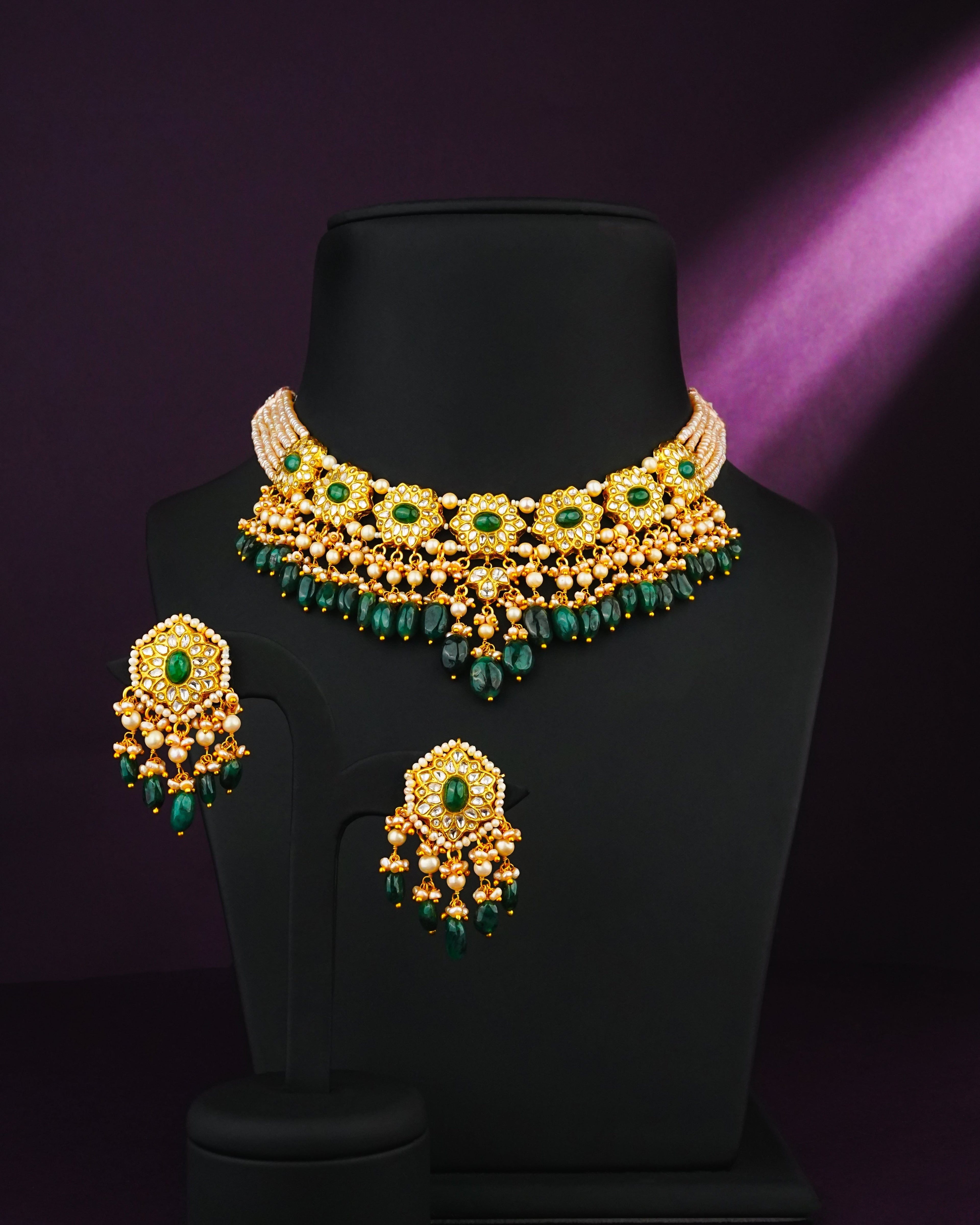 Malti Polki Necklace