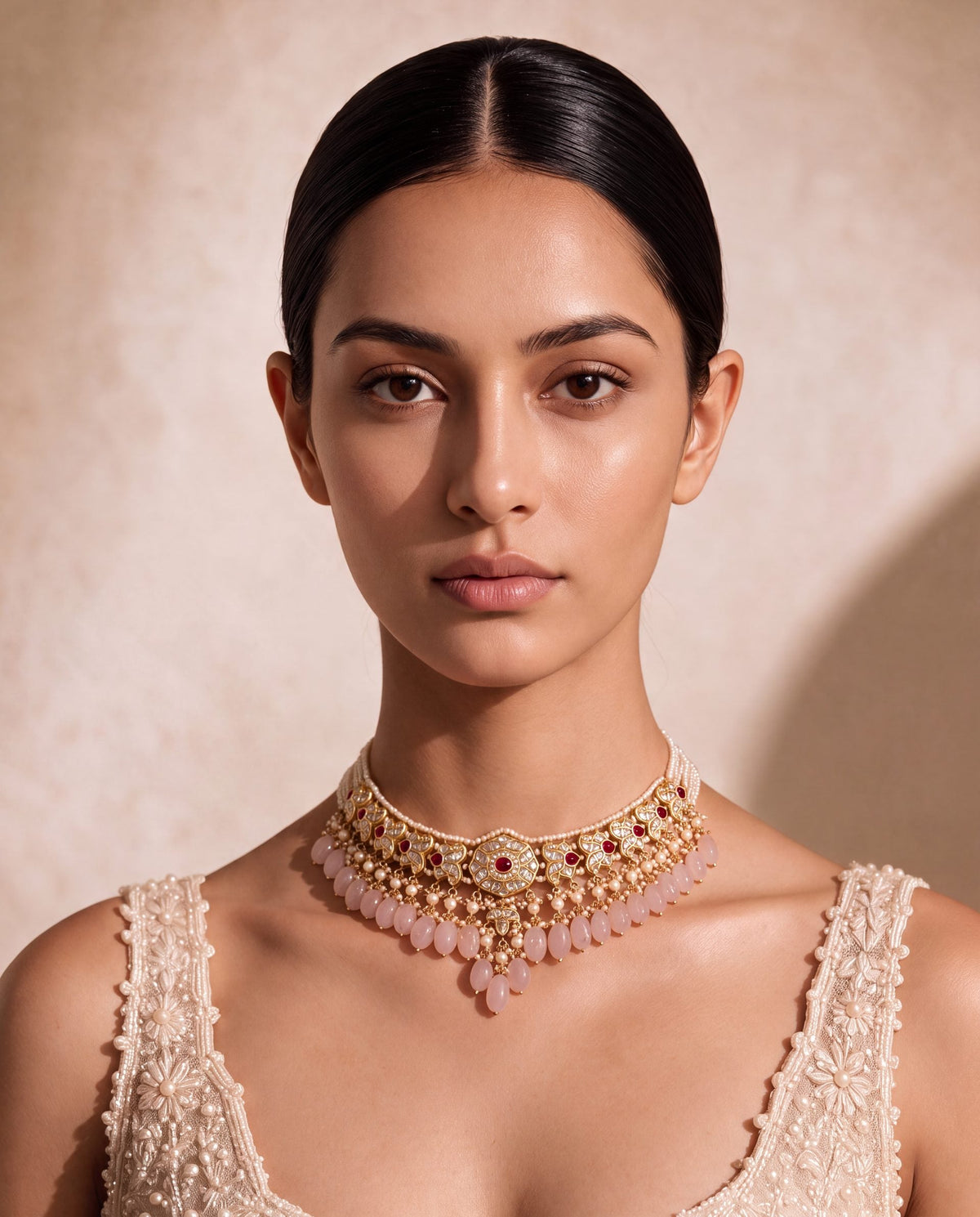 Rashi Polki Neckalce