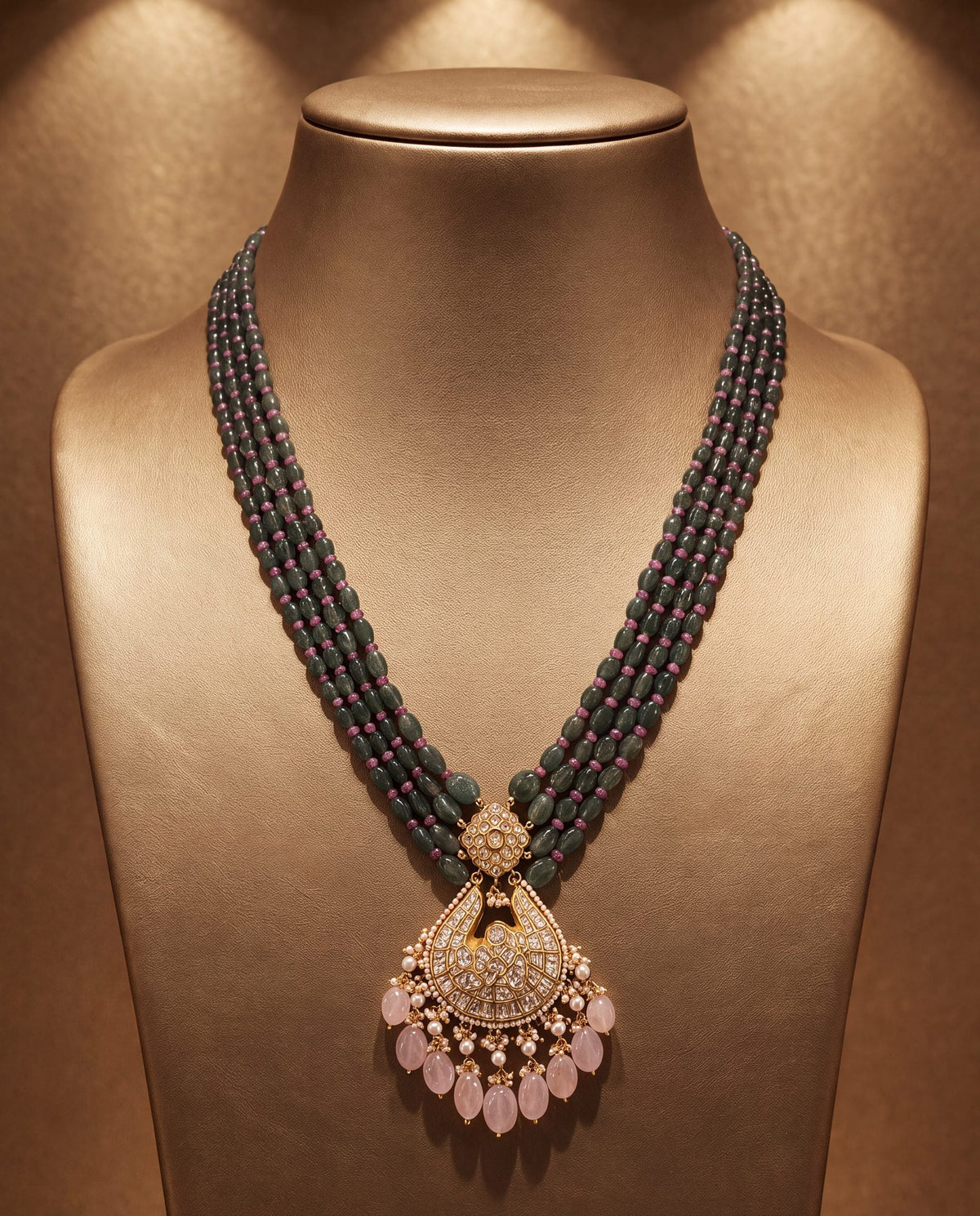 Rakshita Polki Bead Pendant