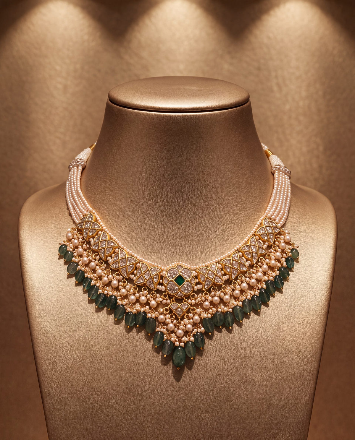 Sharika Polki Neckalce