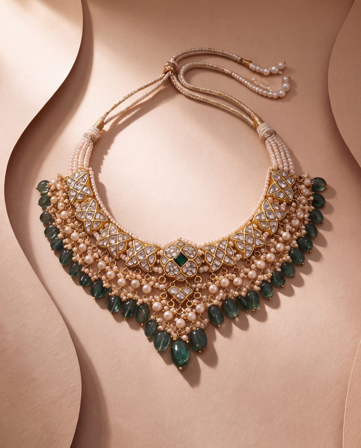 Sharika Polki Neckalce