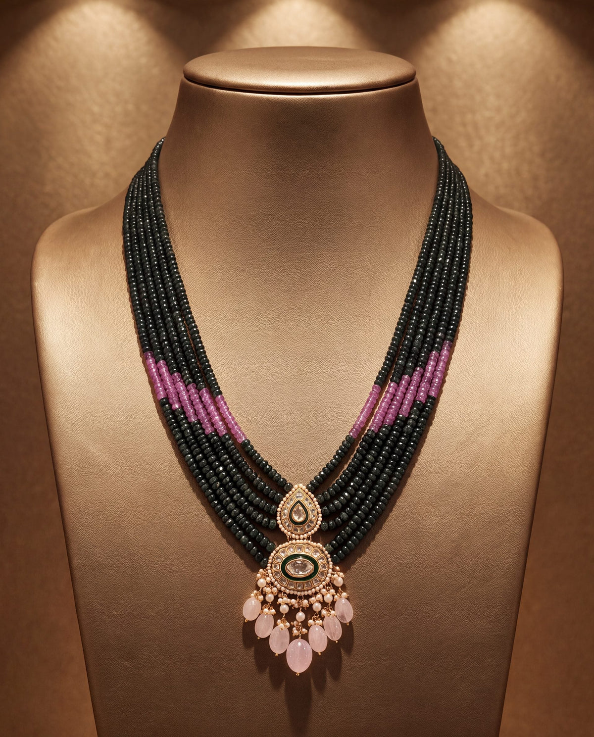 Lavika Polki Bead Pendant