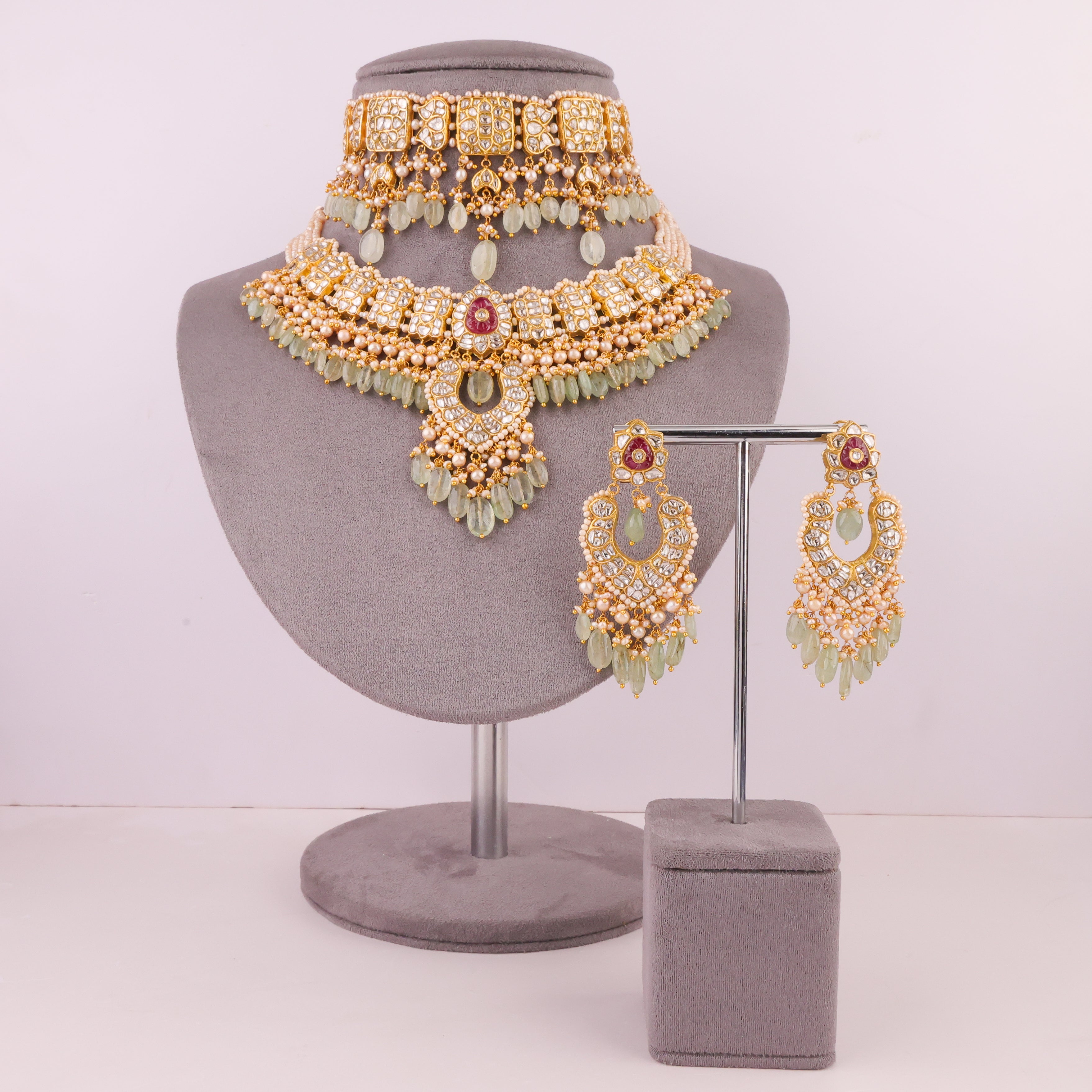 Pravalika Bridal Polki Set