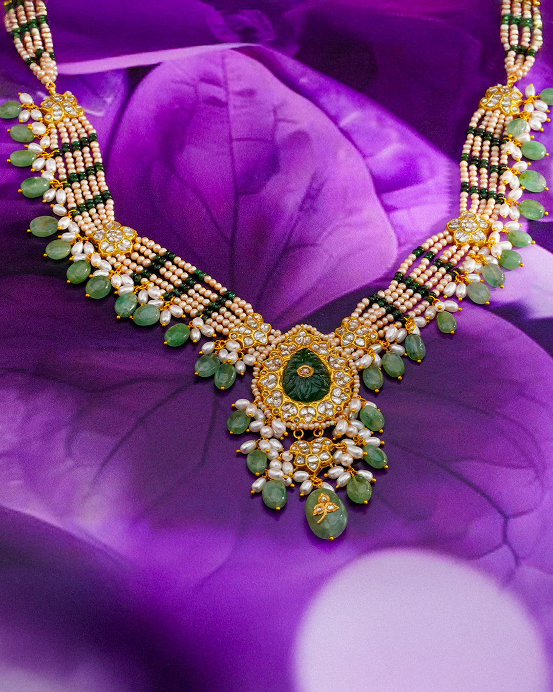 Shaista Polki Bead Pendant