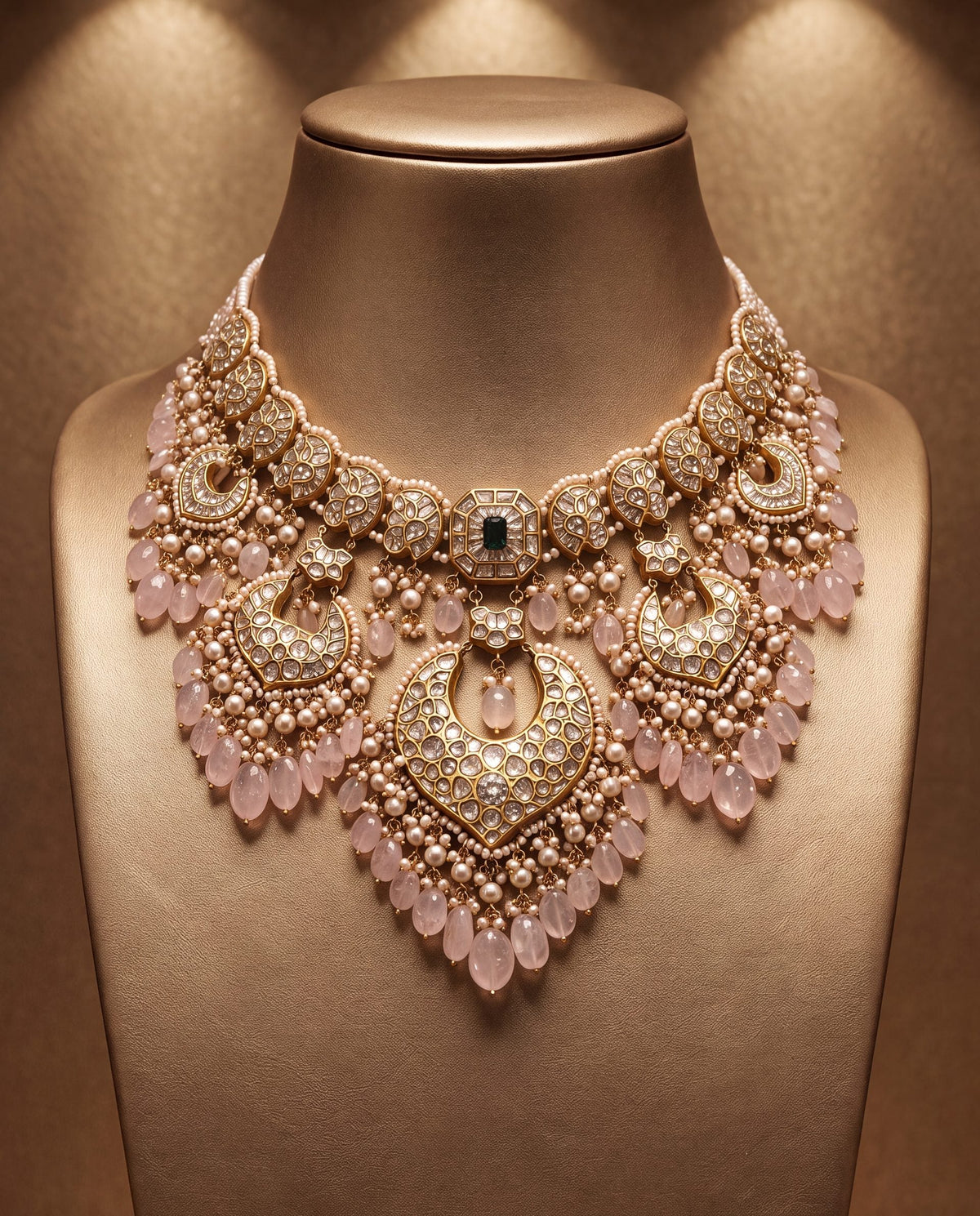 Diya Polki Necklace