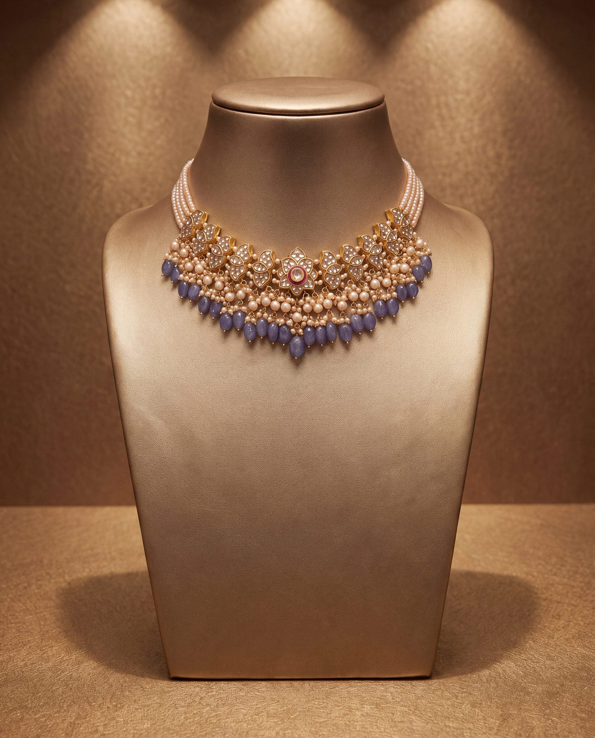 Trisha Polki Necklace