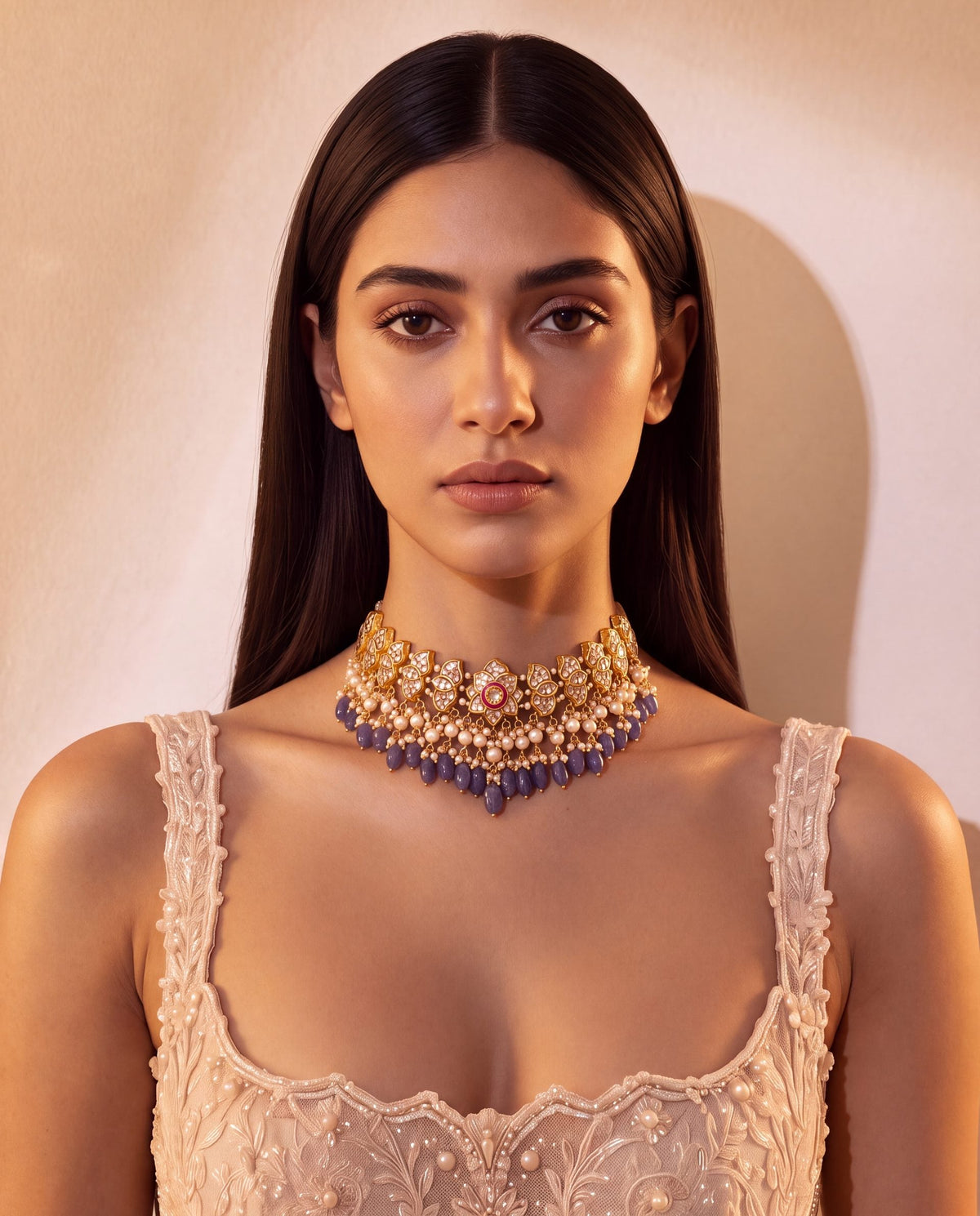Trisha Polki Necklace