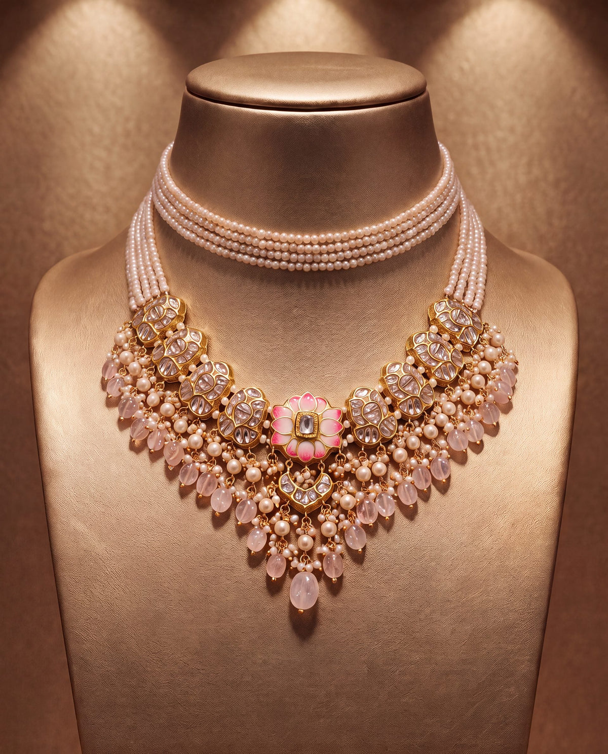Amira Polki Necklace