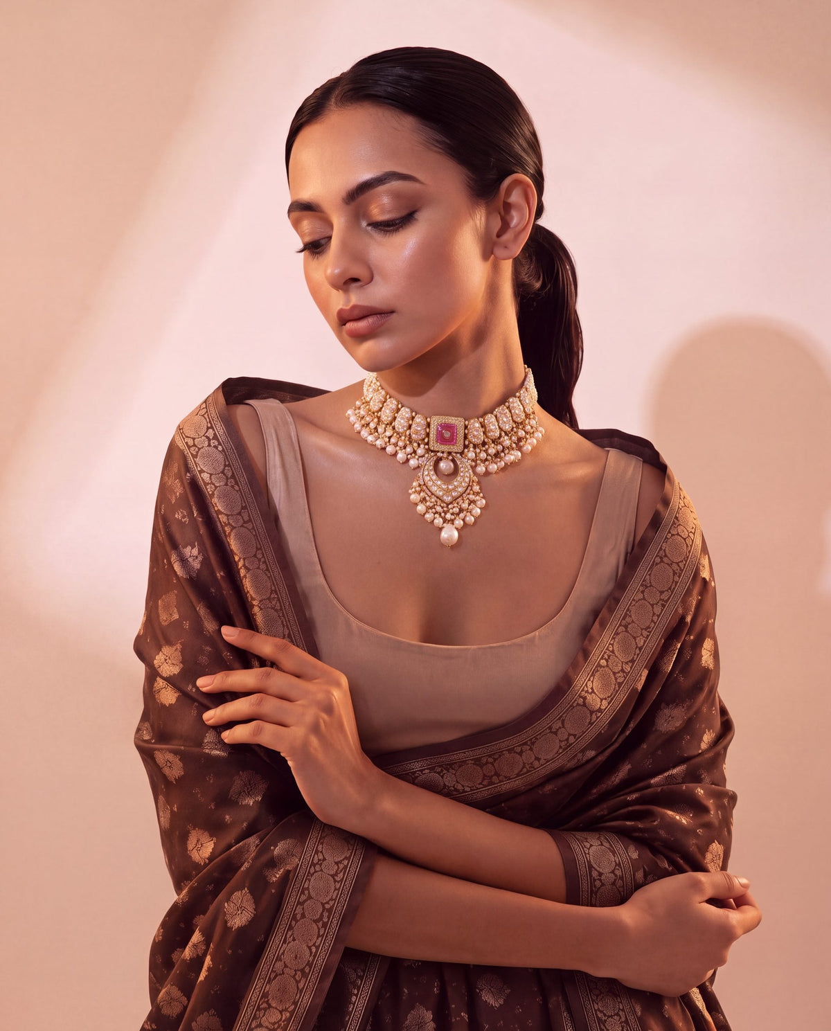 Shaila Polki Necklace