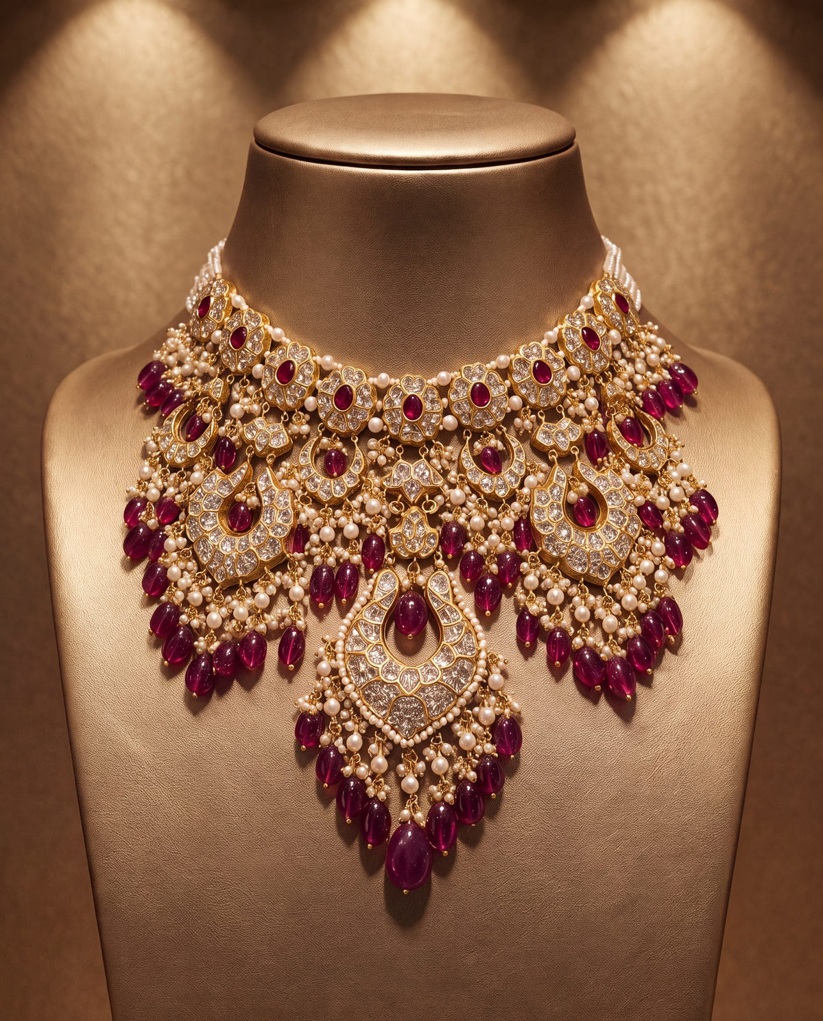 Trisha Polki Necklace