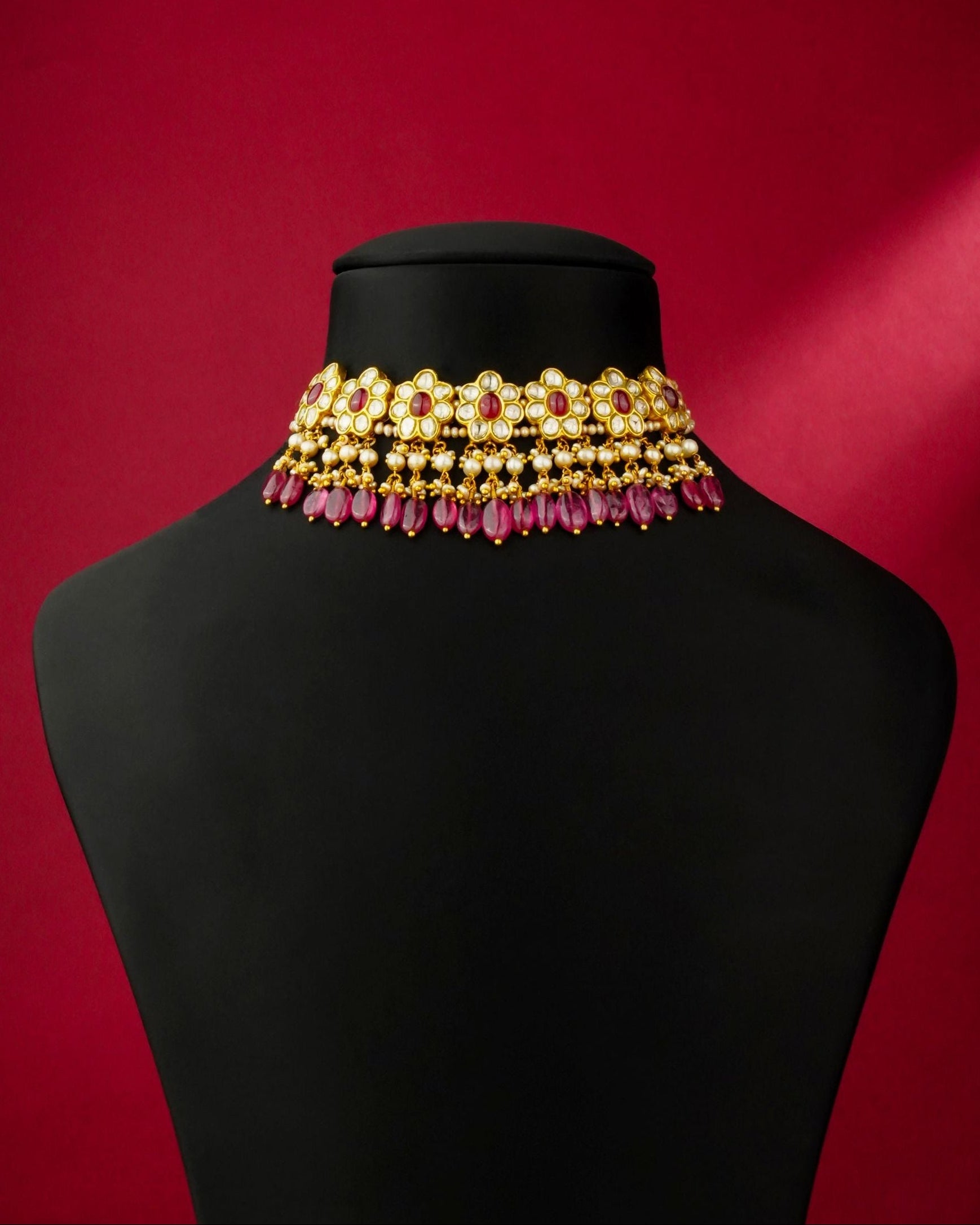 Girija Polki Choker