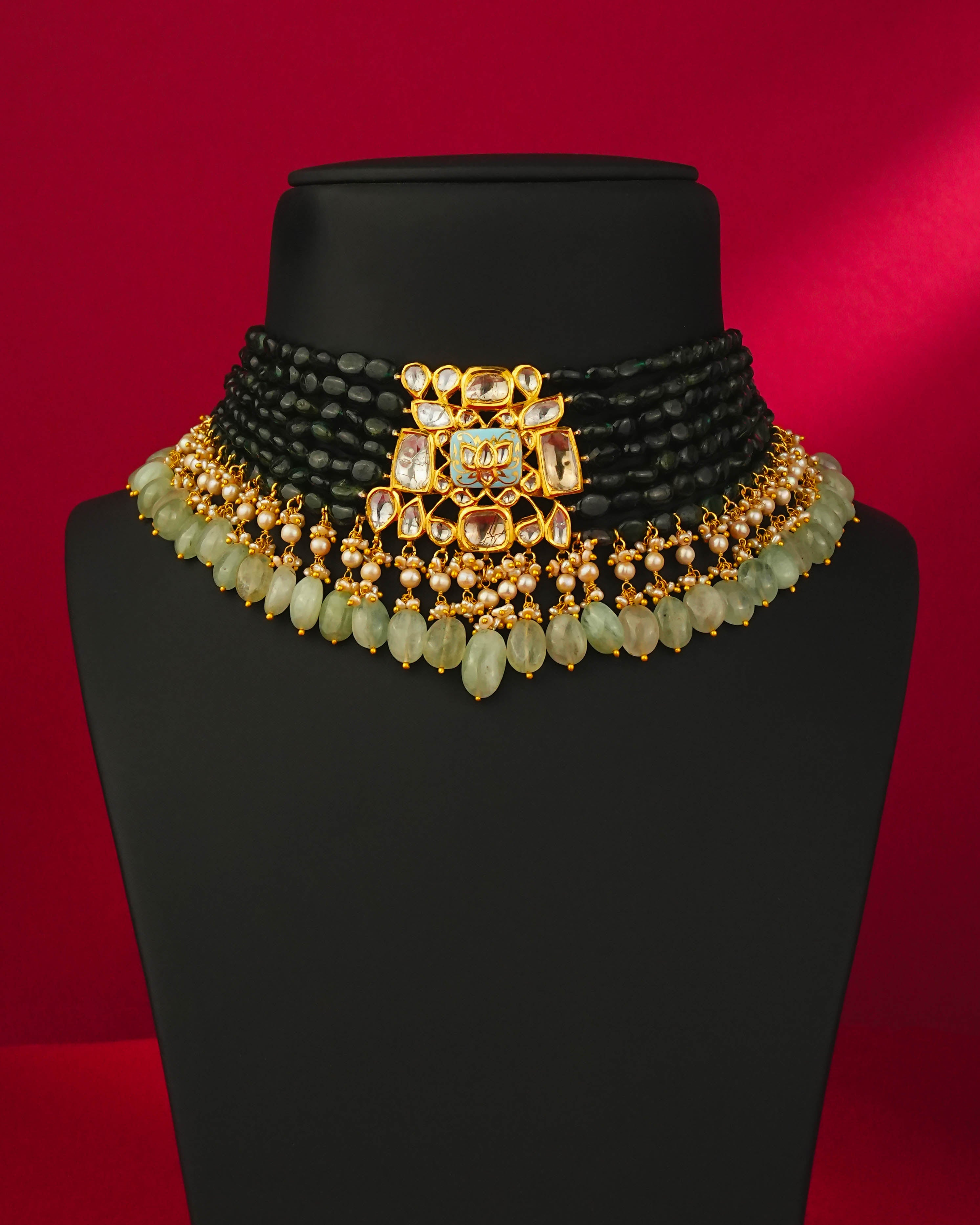 Eva Polki Bead Choker