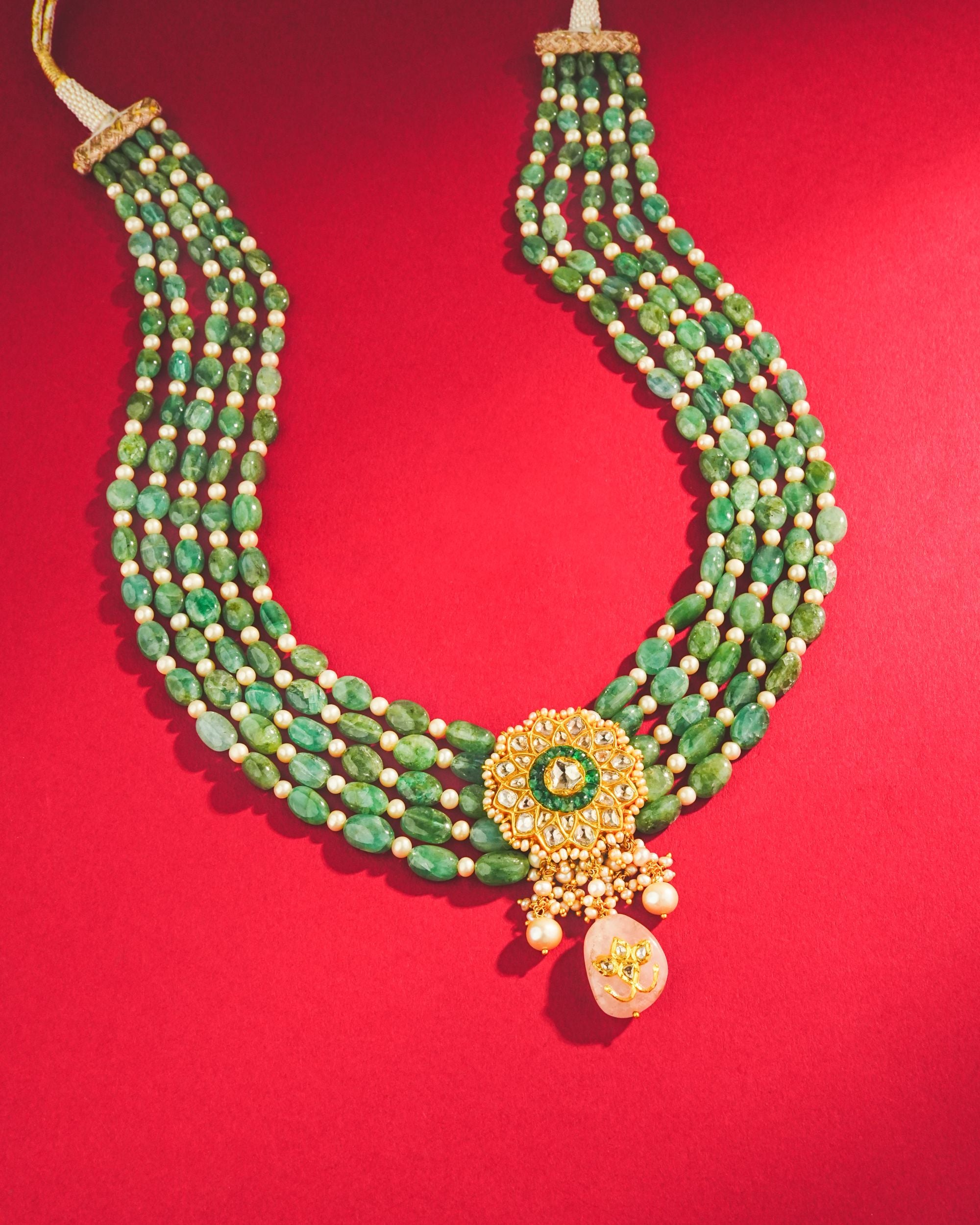 Prekshana Polki Bead Pendant