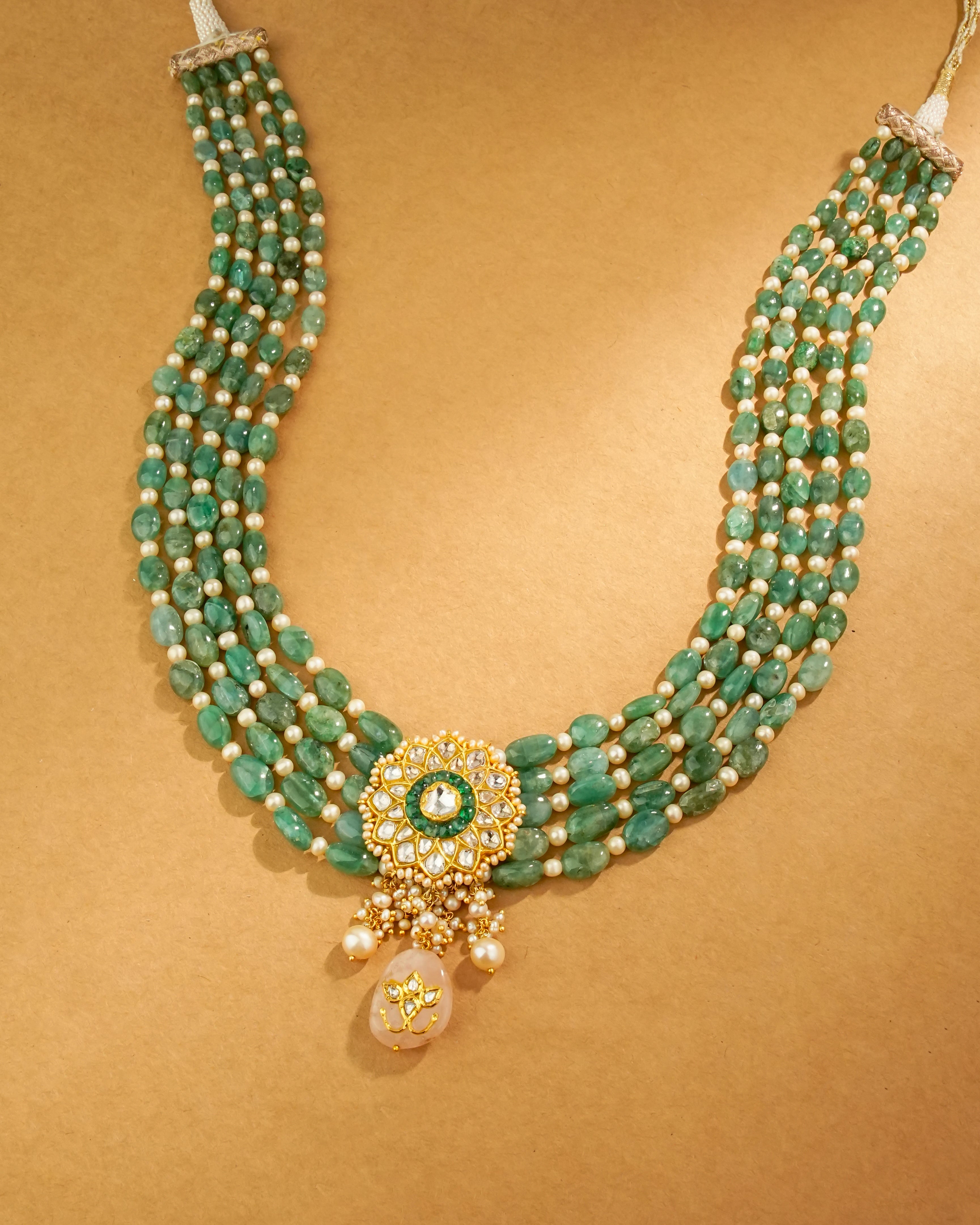 Prekshana Polki Bead Pendant