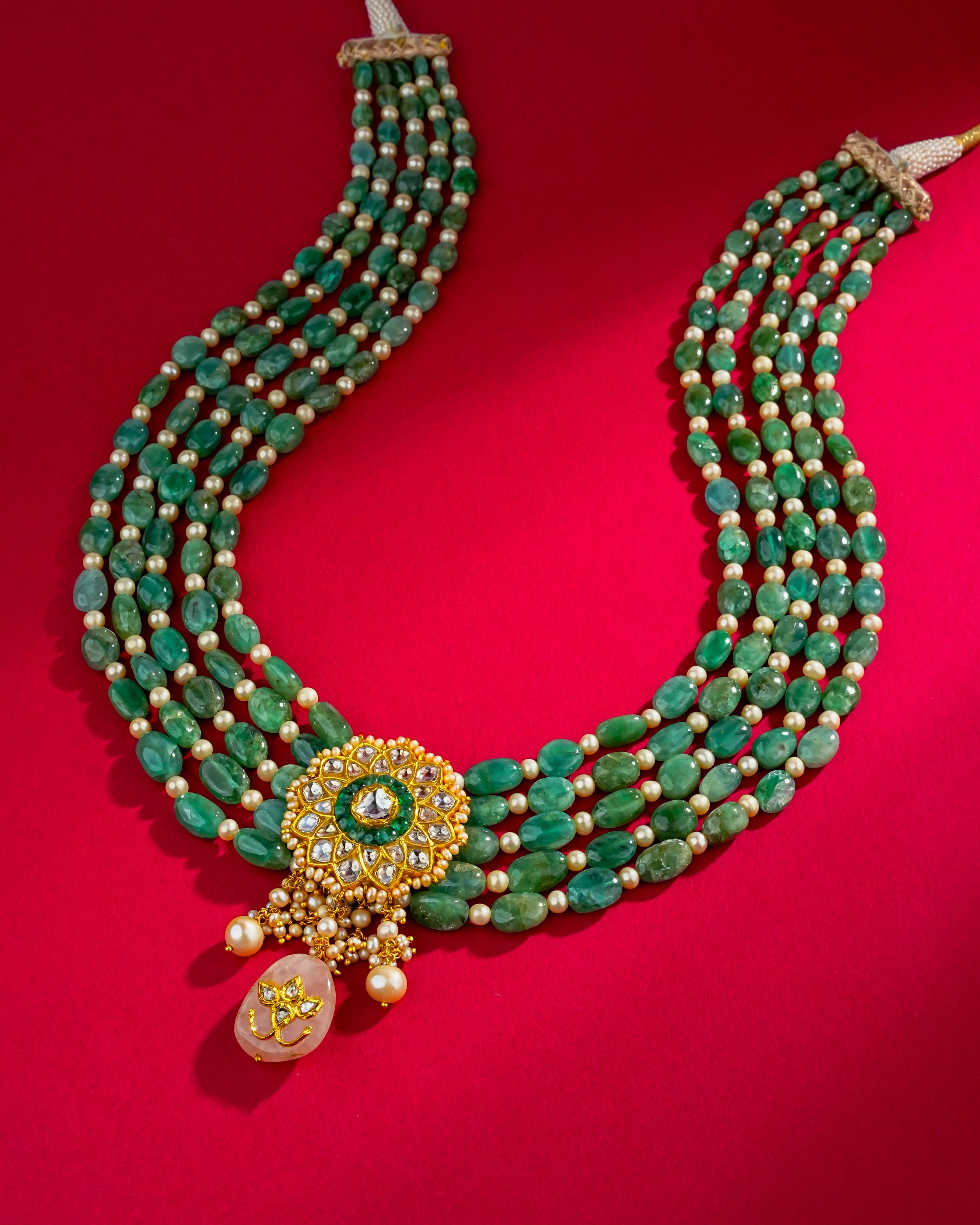 Prekshana Polki Bead Pendant