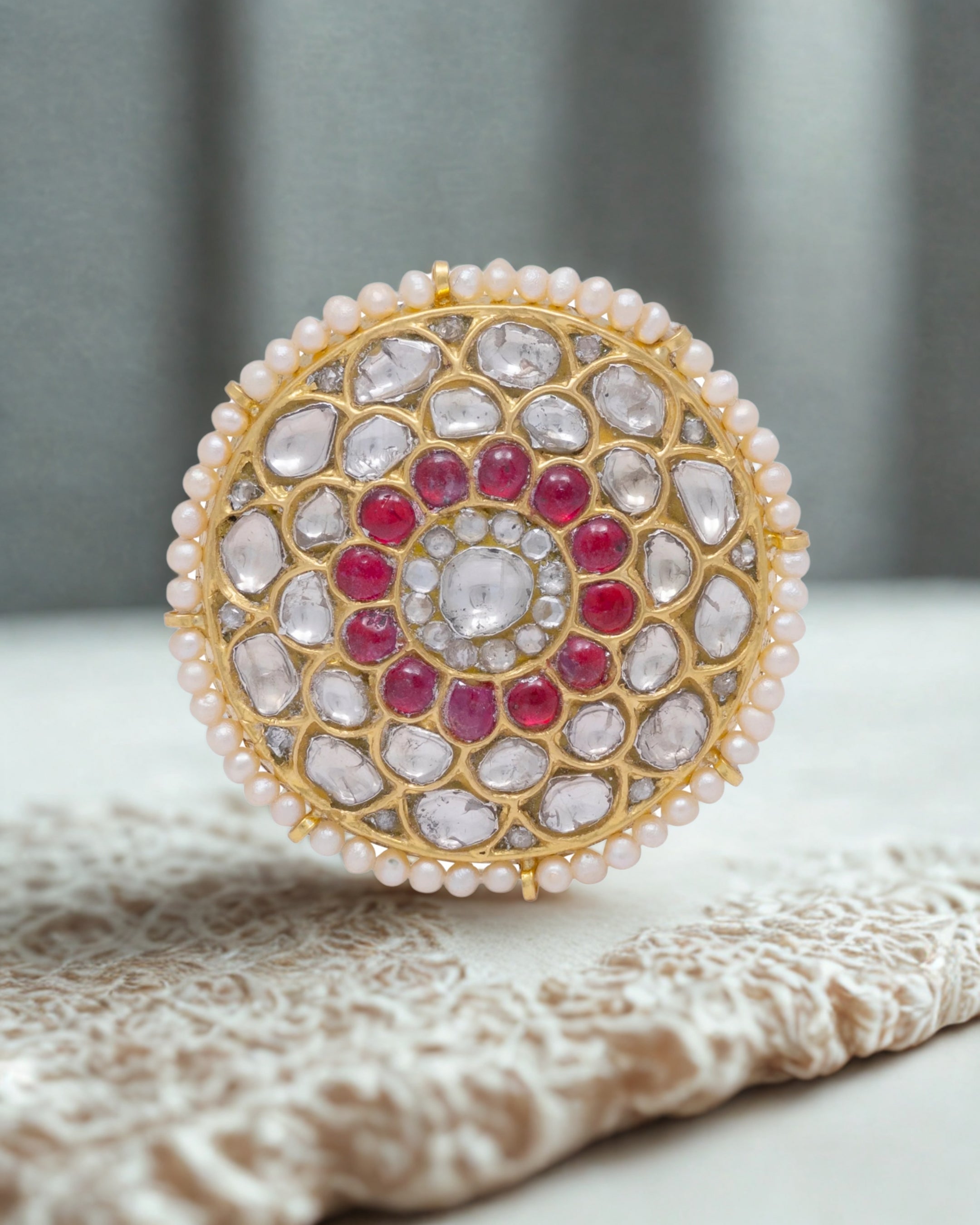 Celestine Polki Ring