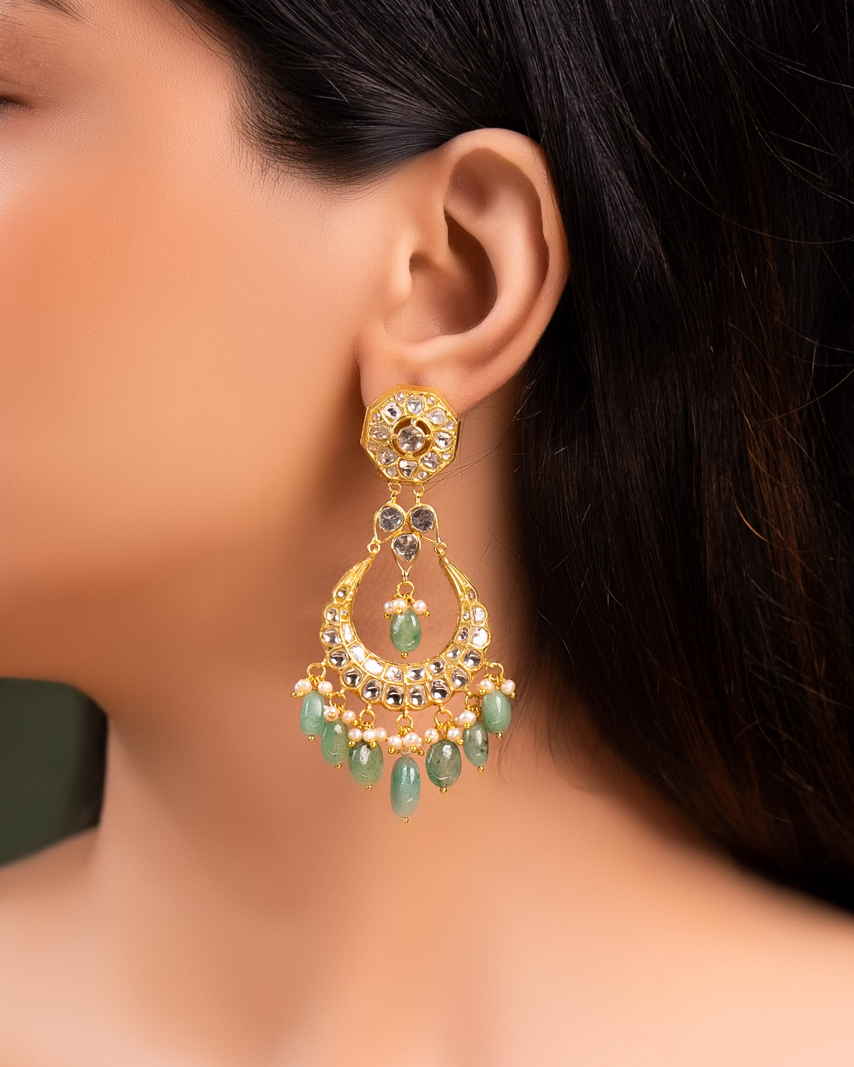 Sargun Polki Chandbalis