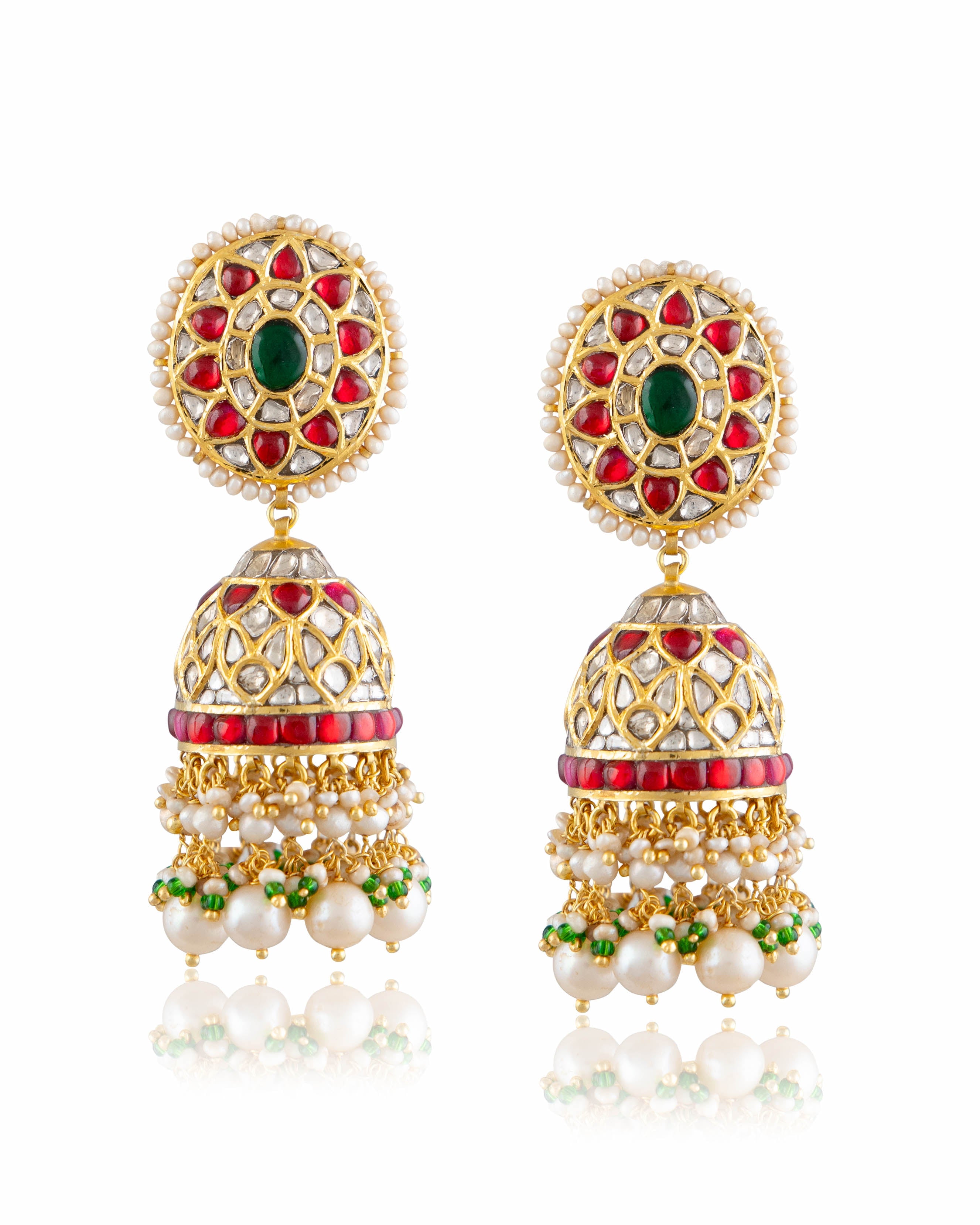 Faiza Polki Jhumkas