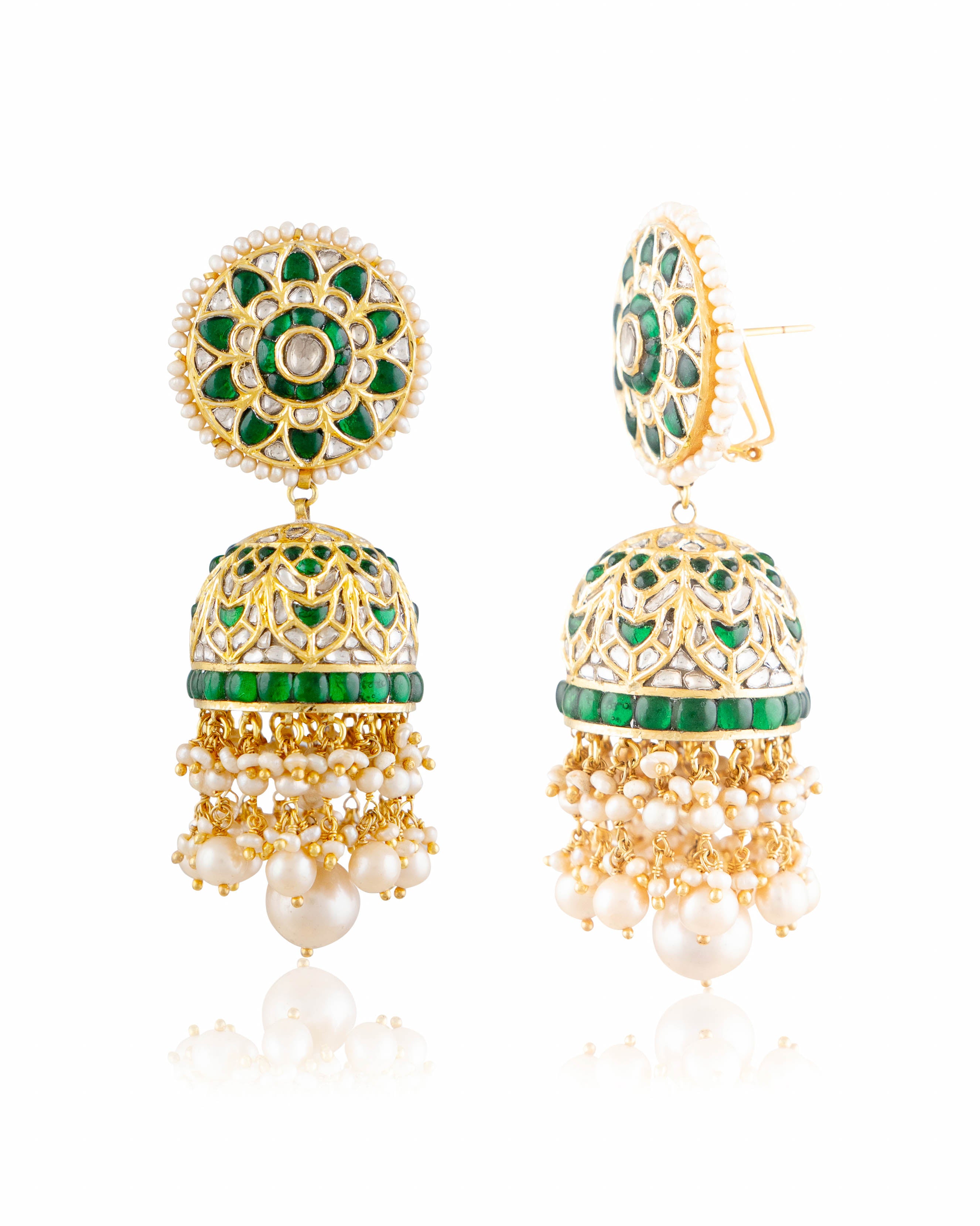 Arwa Polki Jhumkas