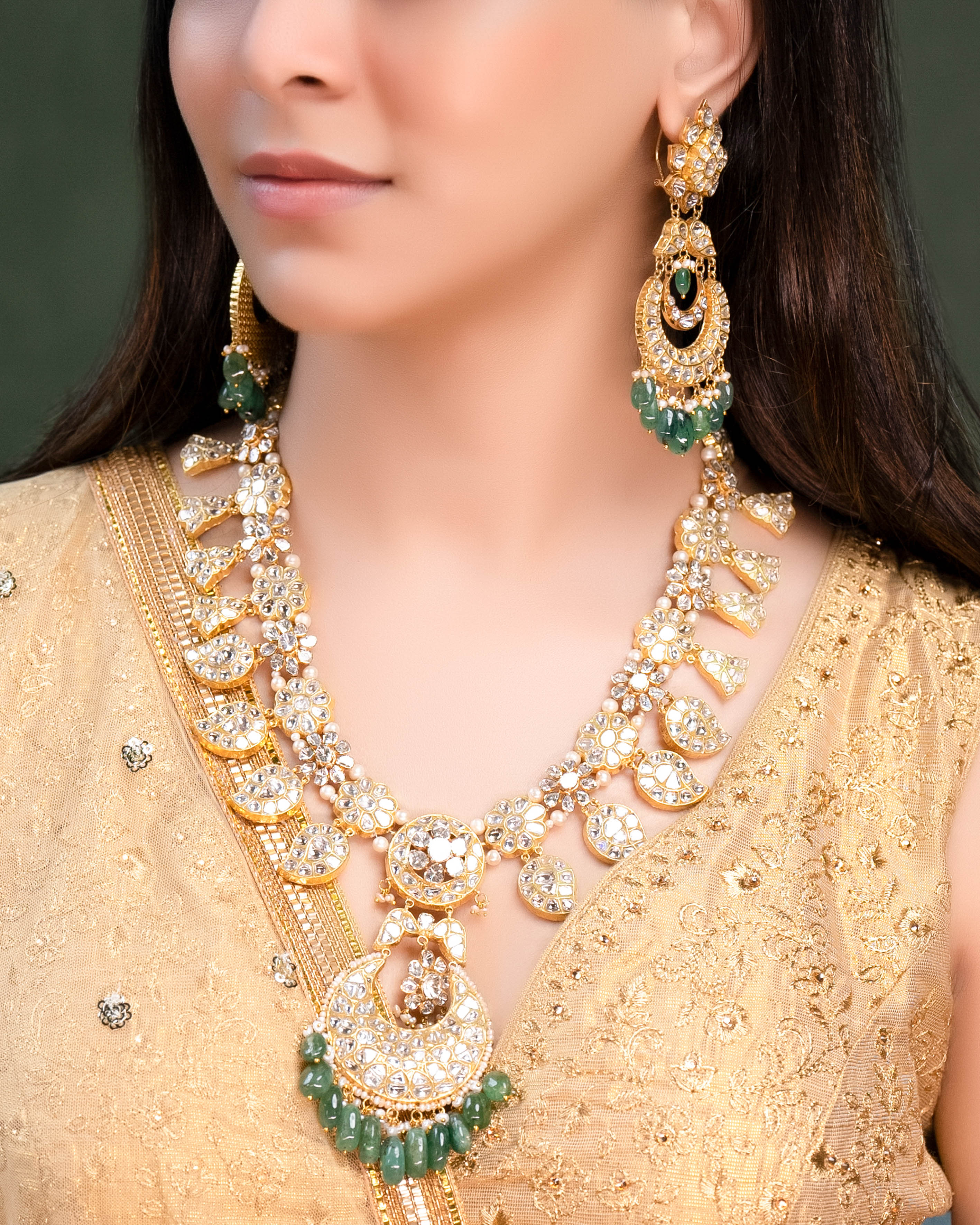 Somna Polki Long Necklace