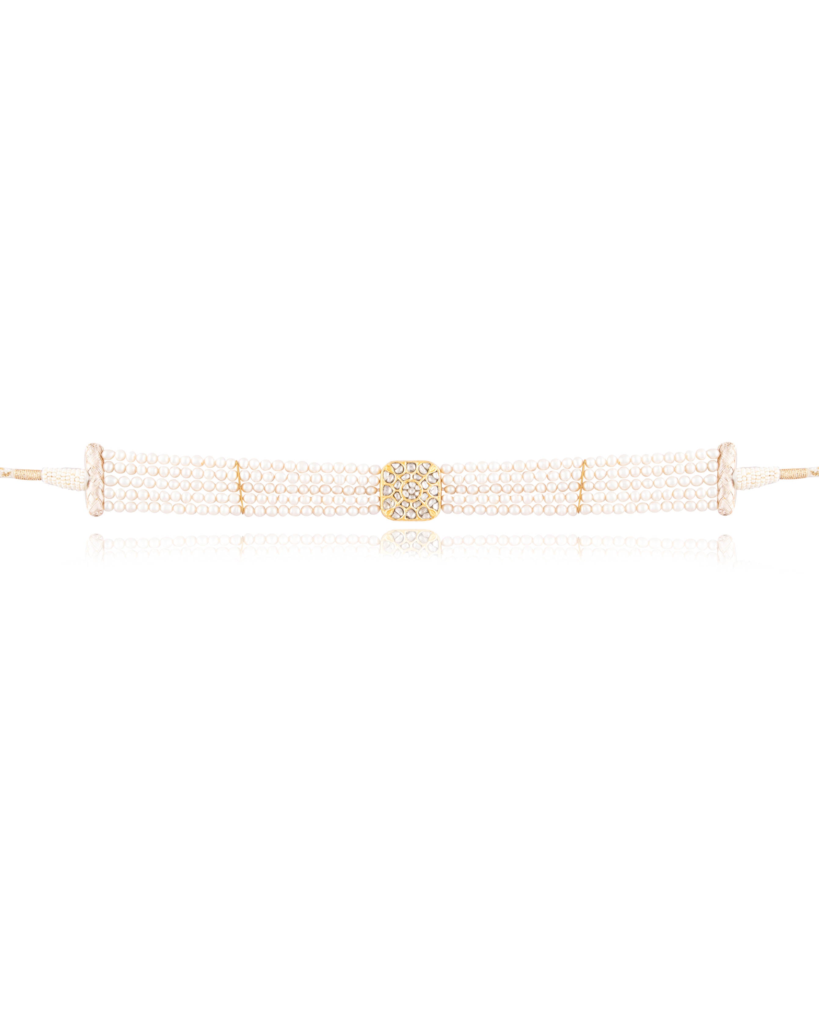 Rutu Polki Bead Choker