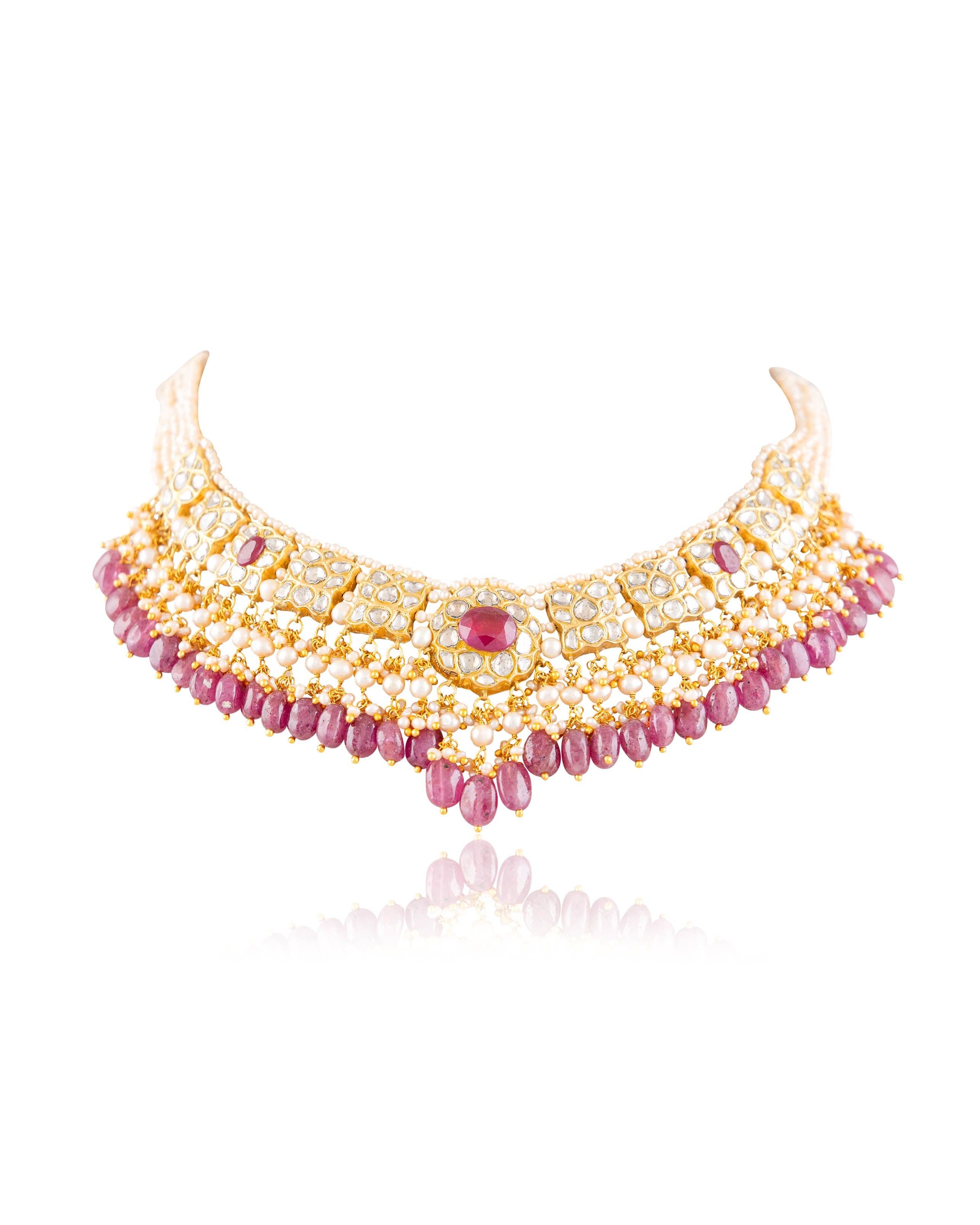 Metanshi Polki Necklace