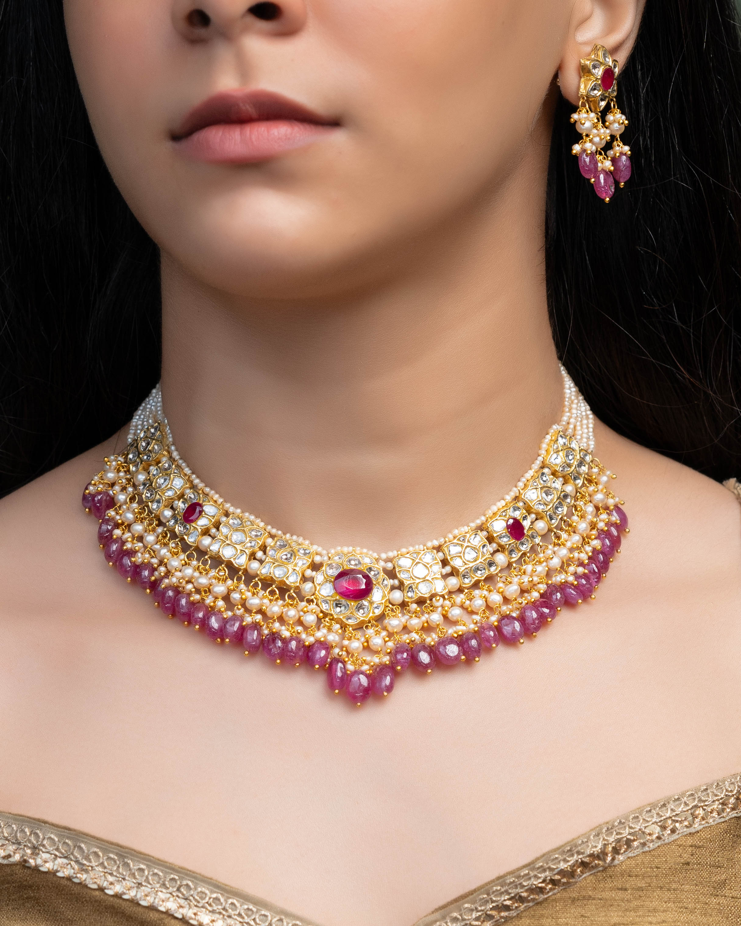 Metanshi Polki Necklace