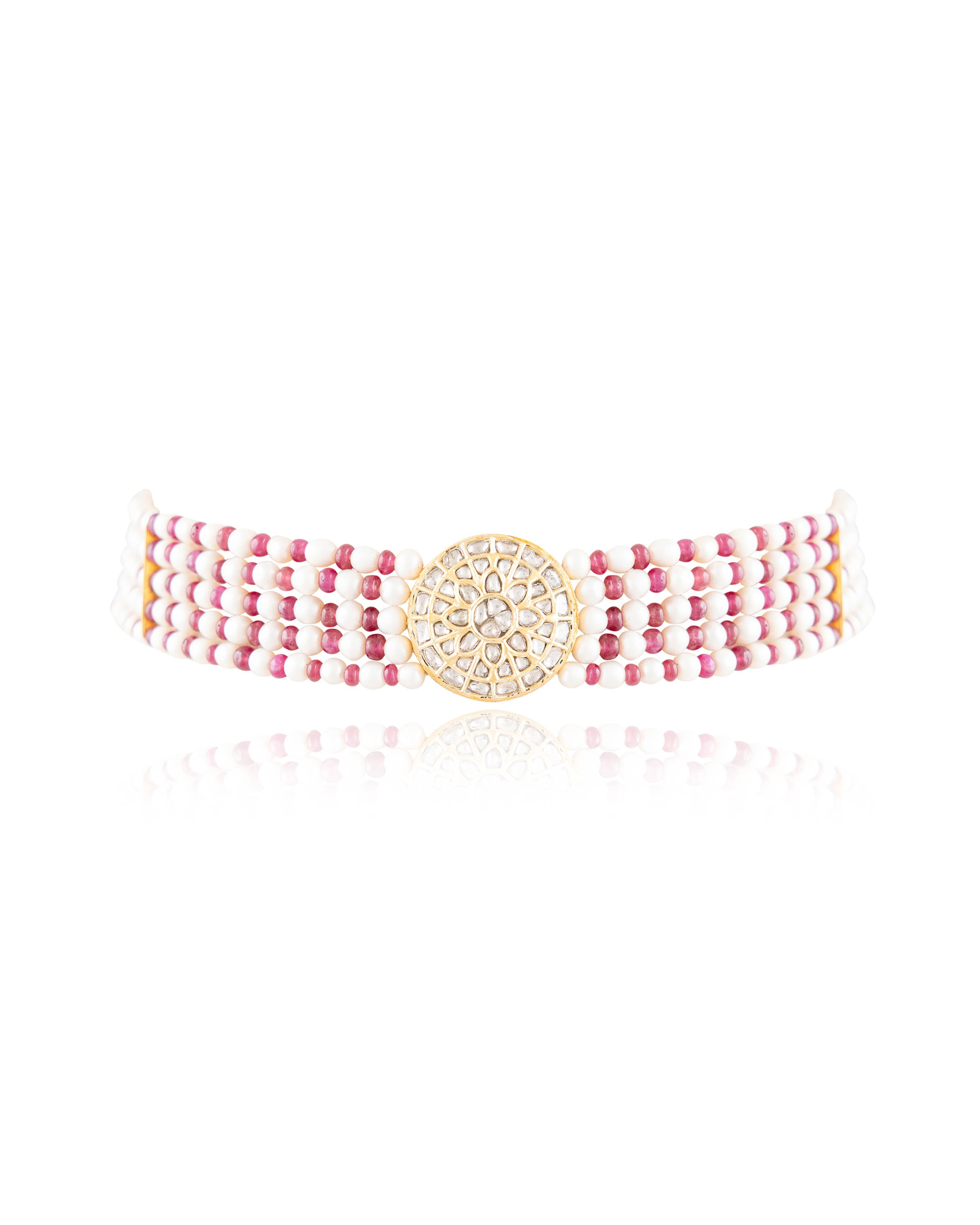 Araminta Polki Bead Choker