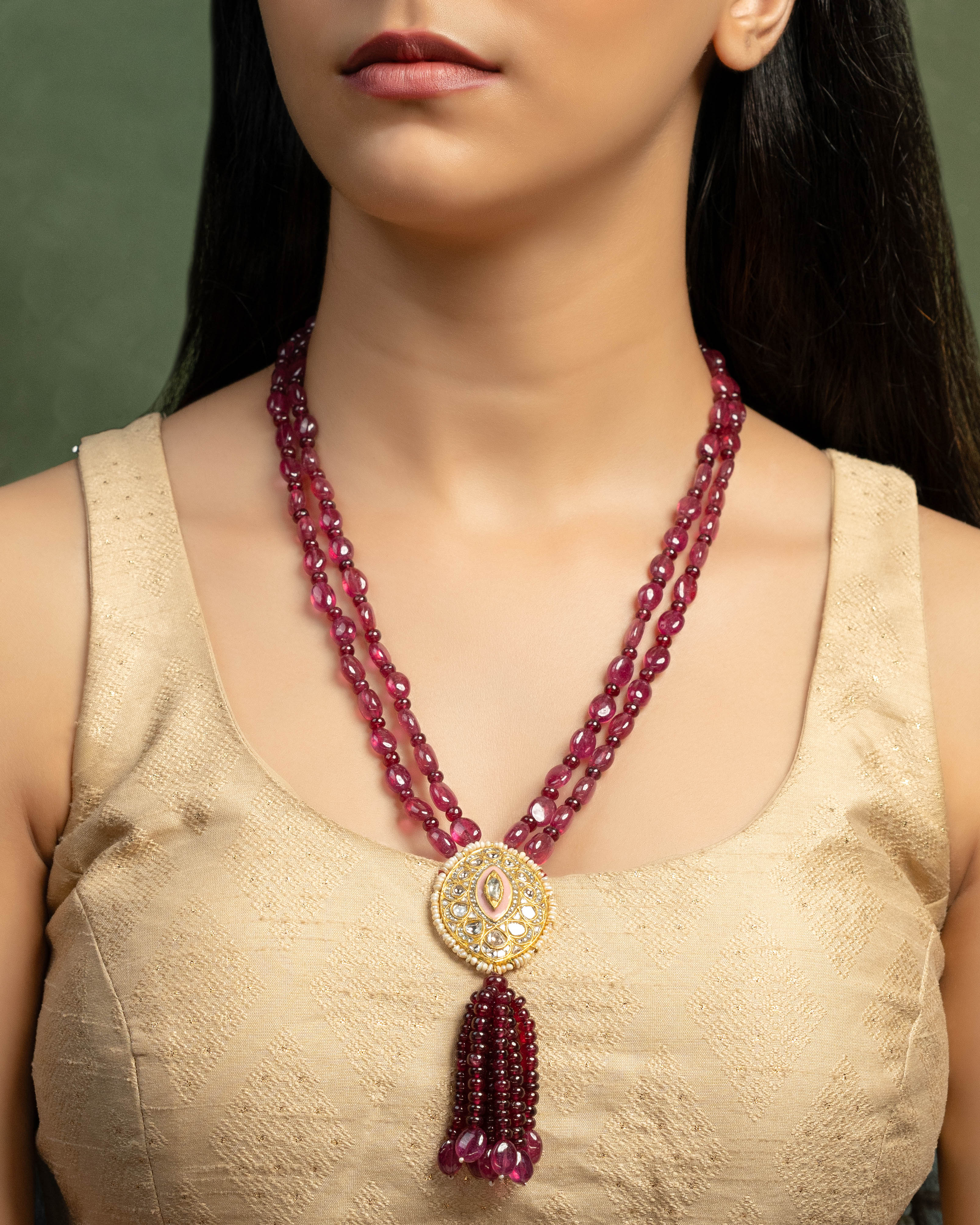 Vera Polki Bead Pendant