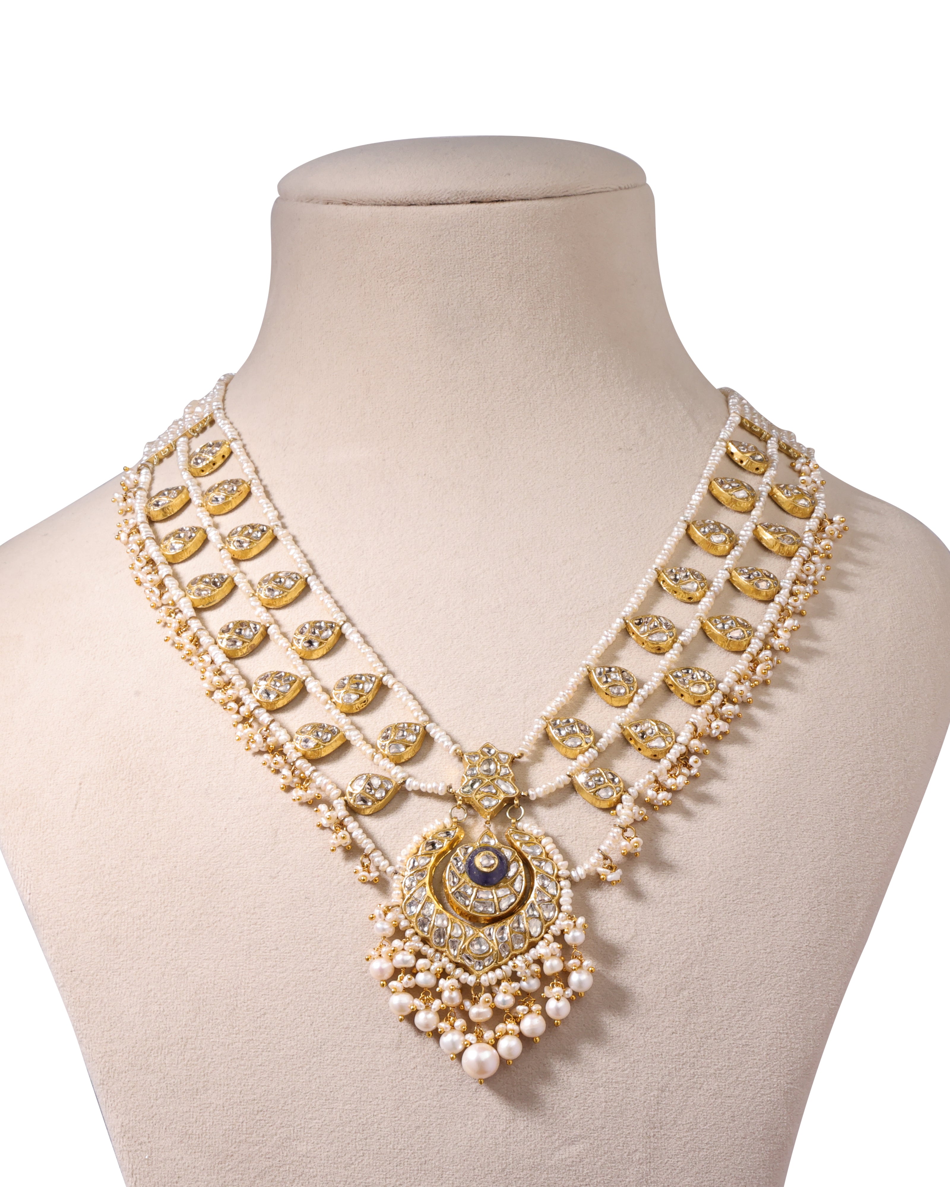 Sonali Polki Long Necklace