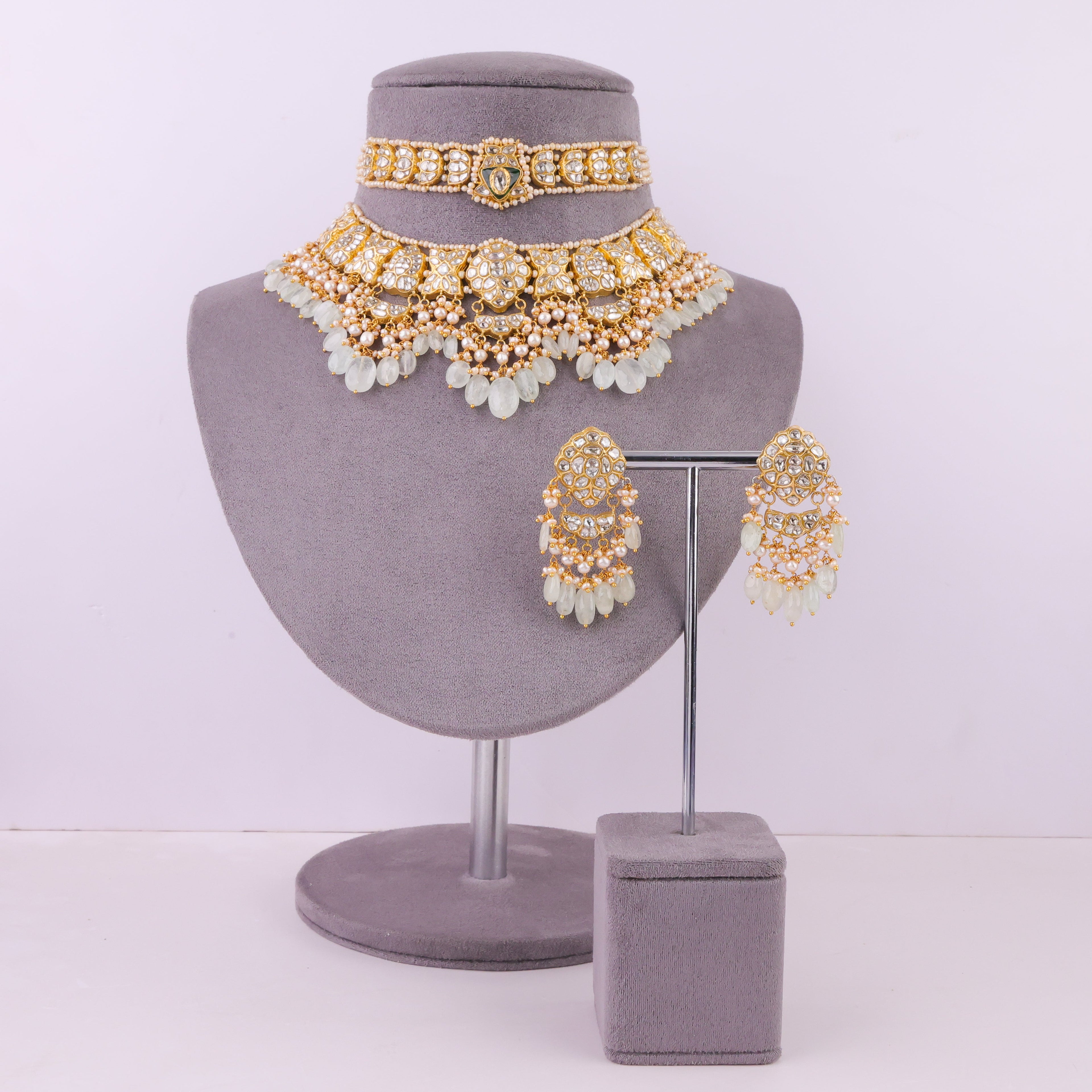 Taiba Bridal Polki Set