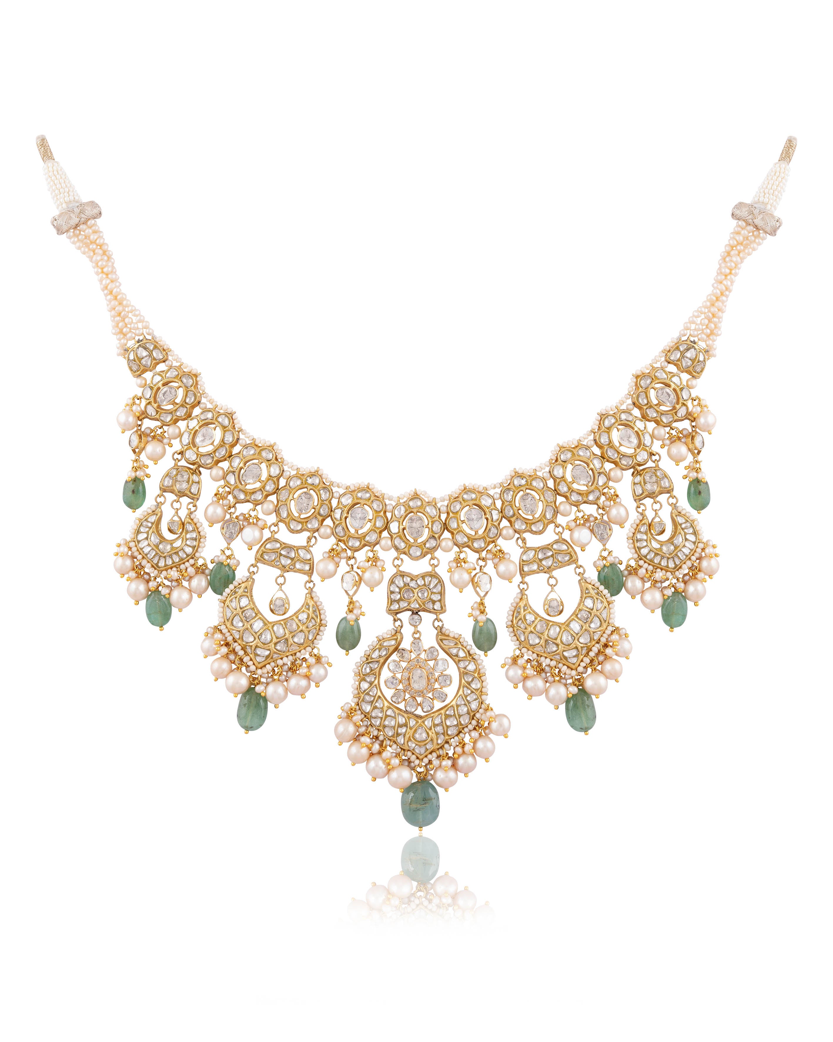 Inaya Polki And Diamond Necklace