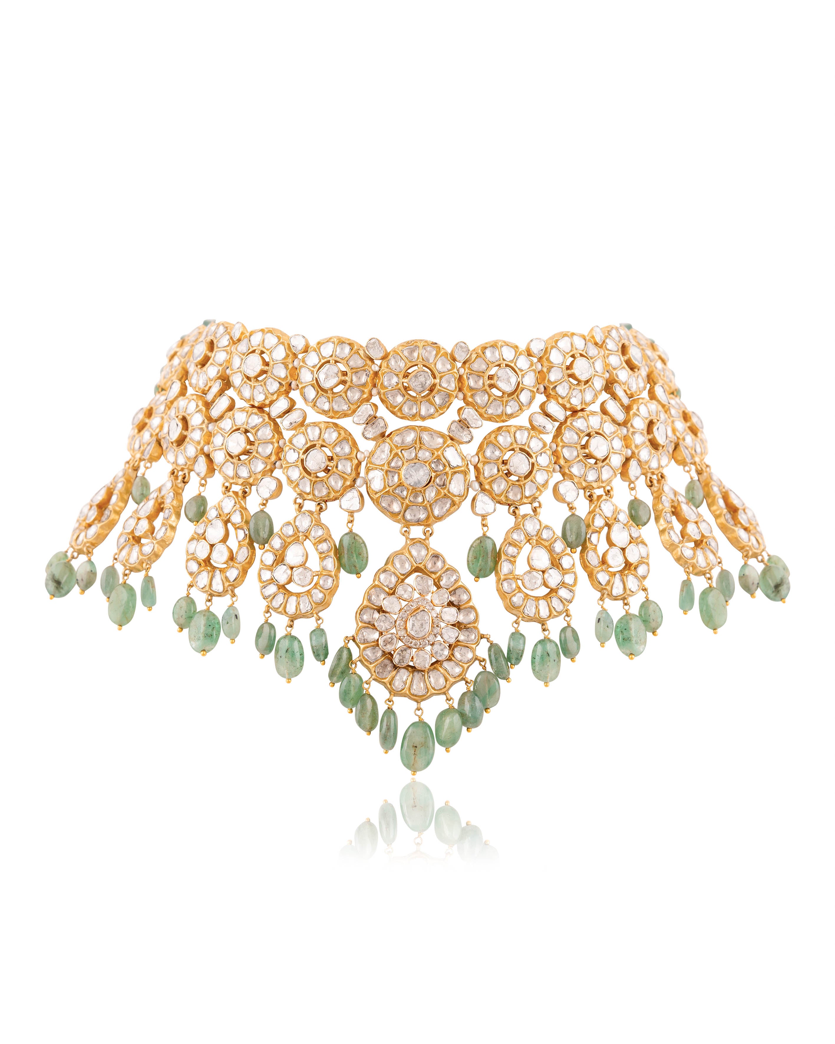 Kanisha Polki And Diamond Choker