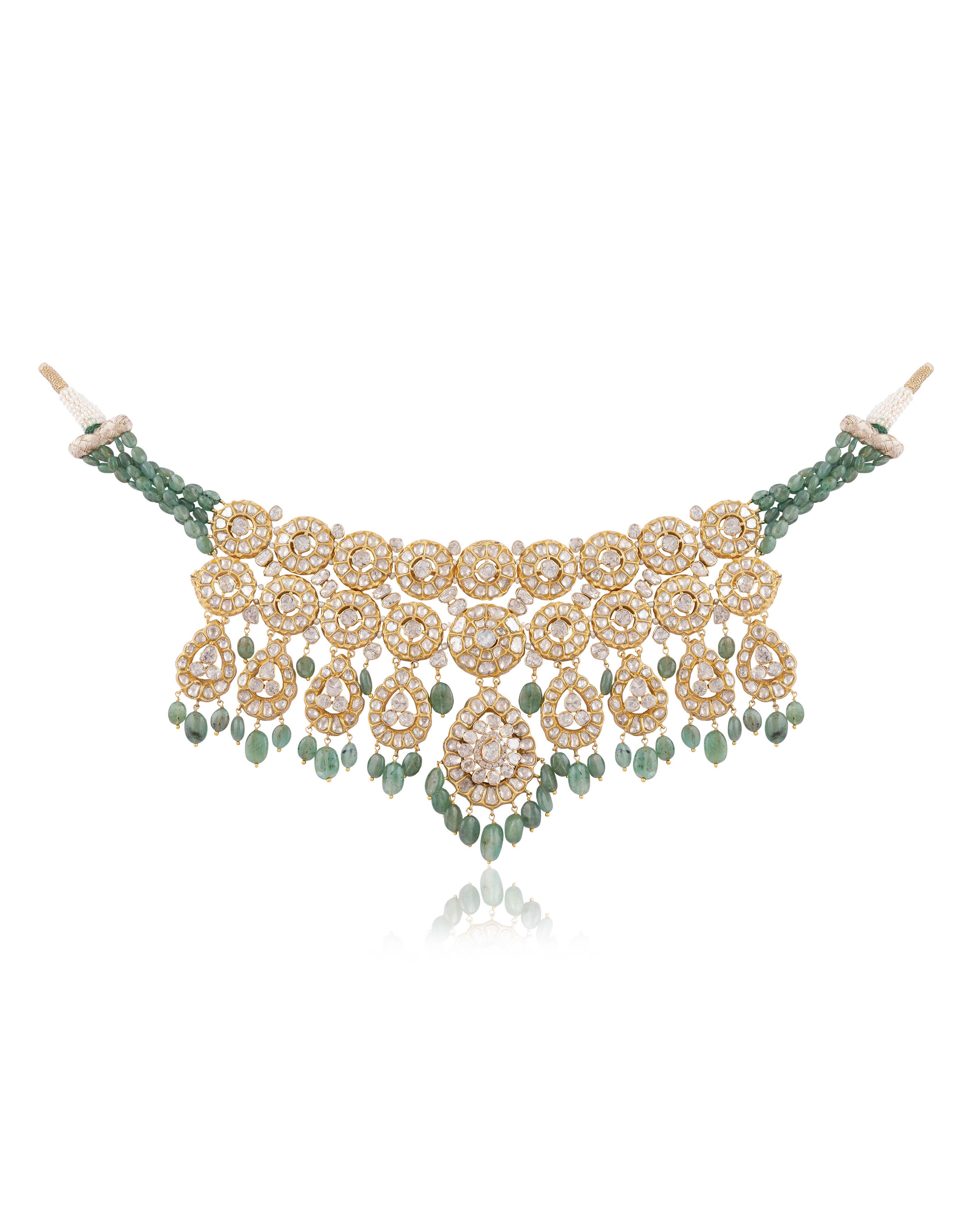 Kanisha Polki And Diamond Choker